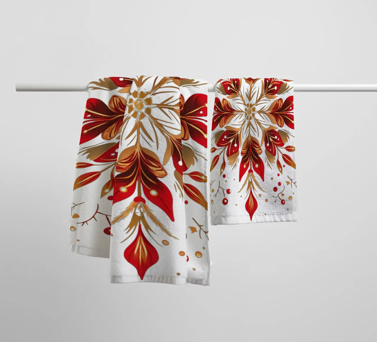 Christmas Mandala towel by Spiritual Touch