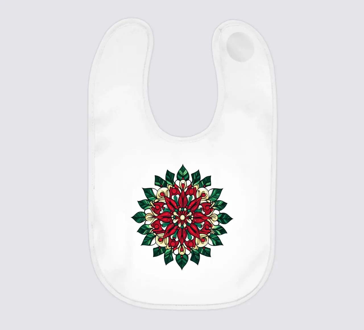 Mandala di Natale bavaglino da Spiritual Touch
