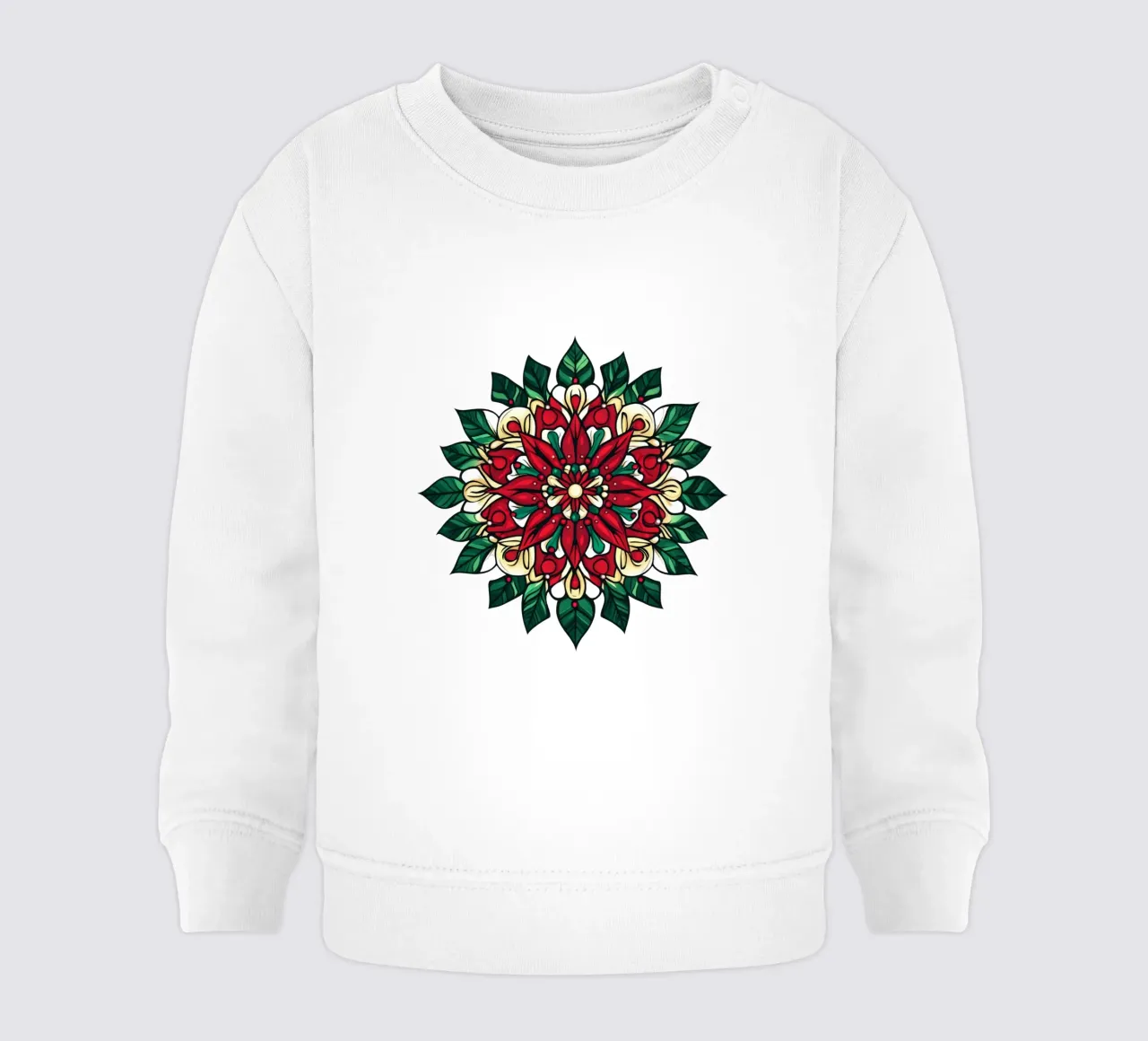 Mandala di Natale felpa neonato da Spiritual Touch