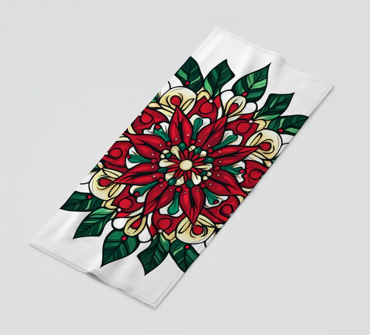 Mandala di Natale telo mare da Spiritual Touch