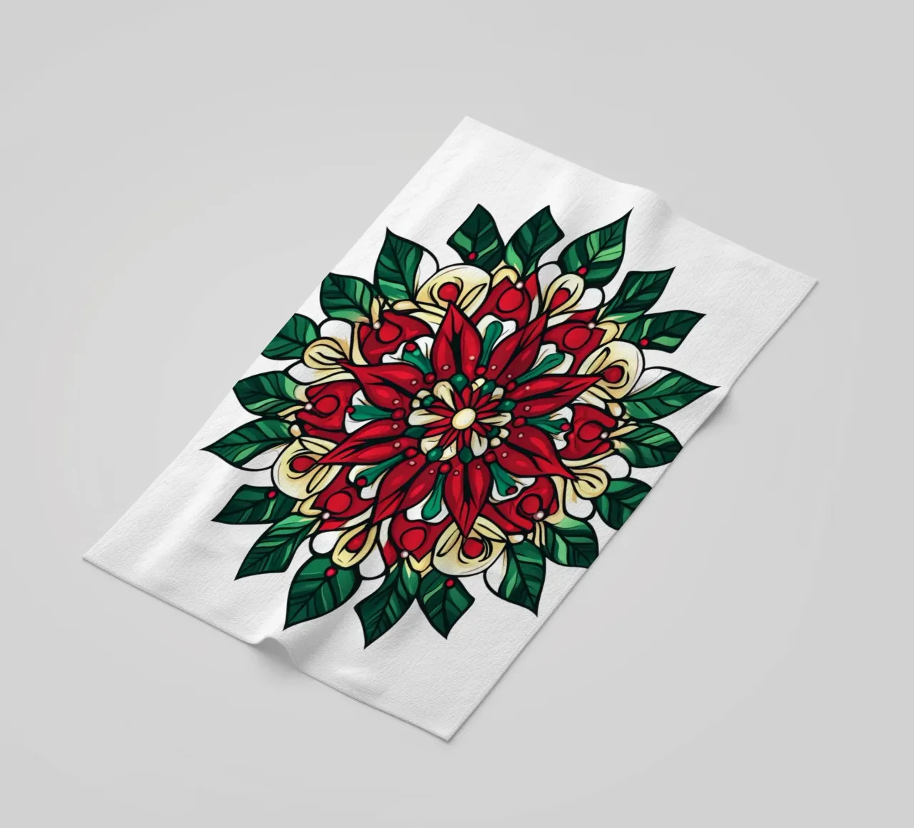 Mandala di Natale telo mare da Spiritual Touch