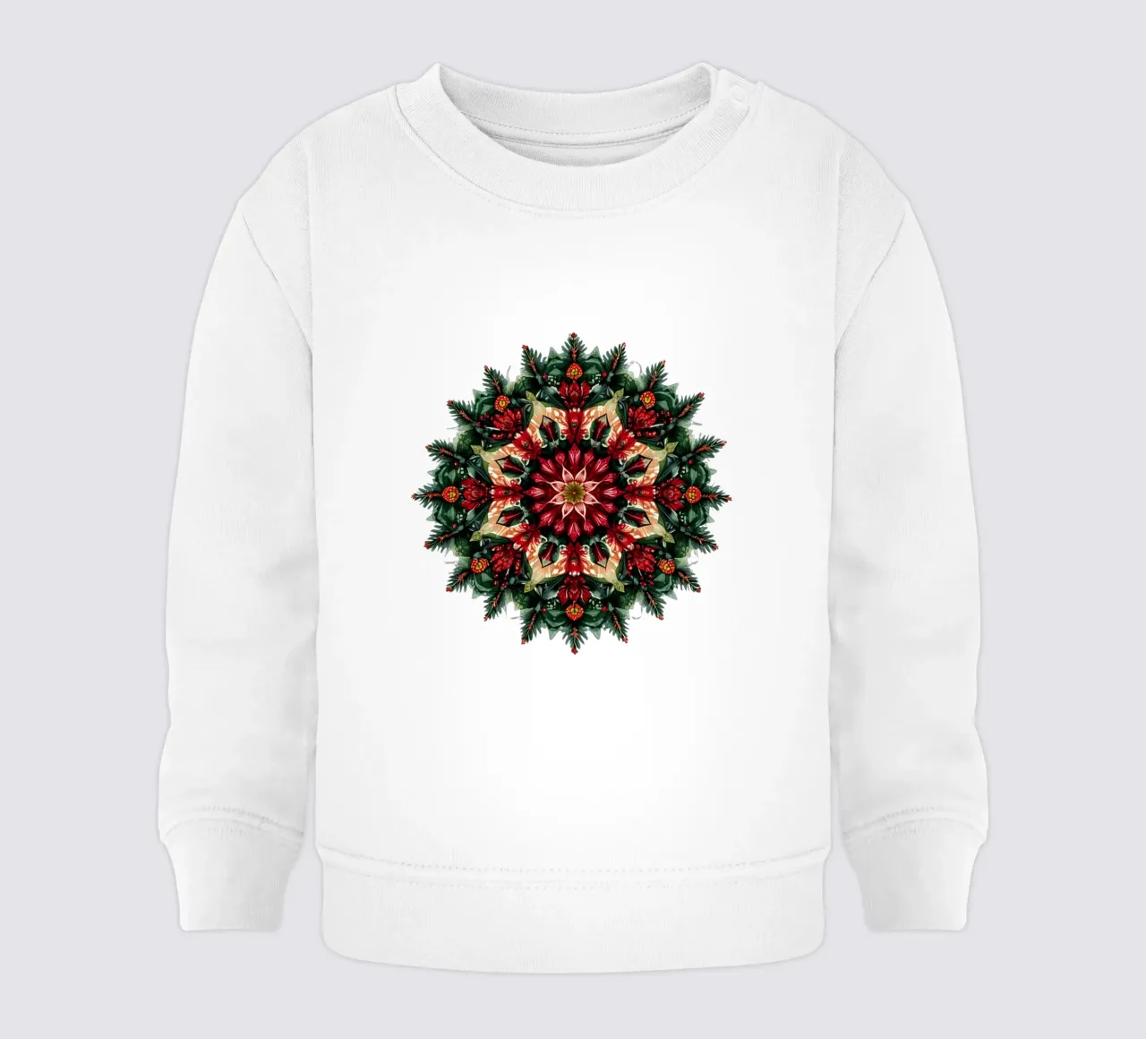 Mandala di Natale felpa neonato da Spiritual Touch