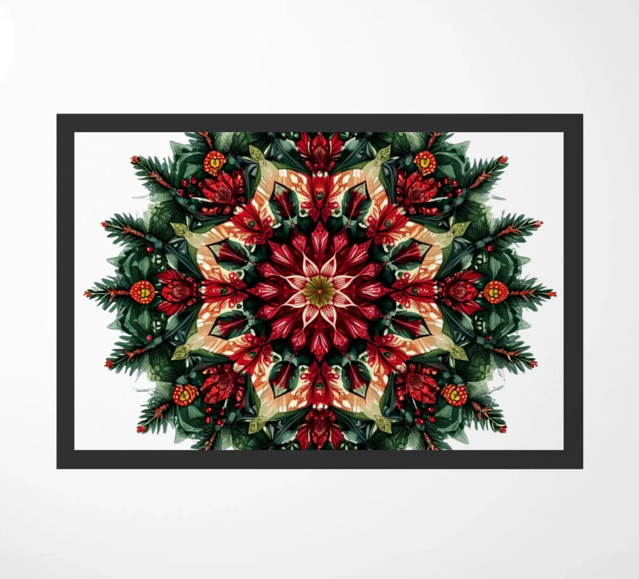 Mandala di Natale zerbino da Spiritual Touch