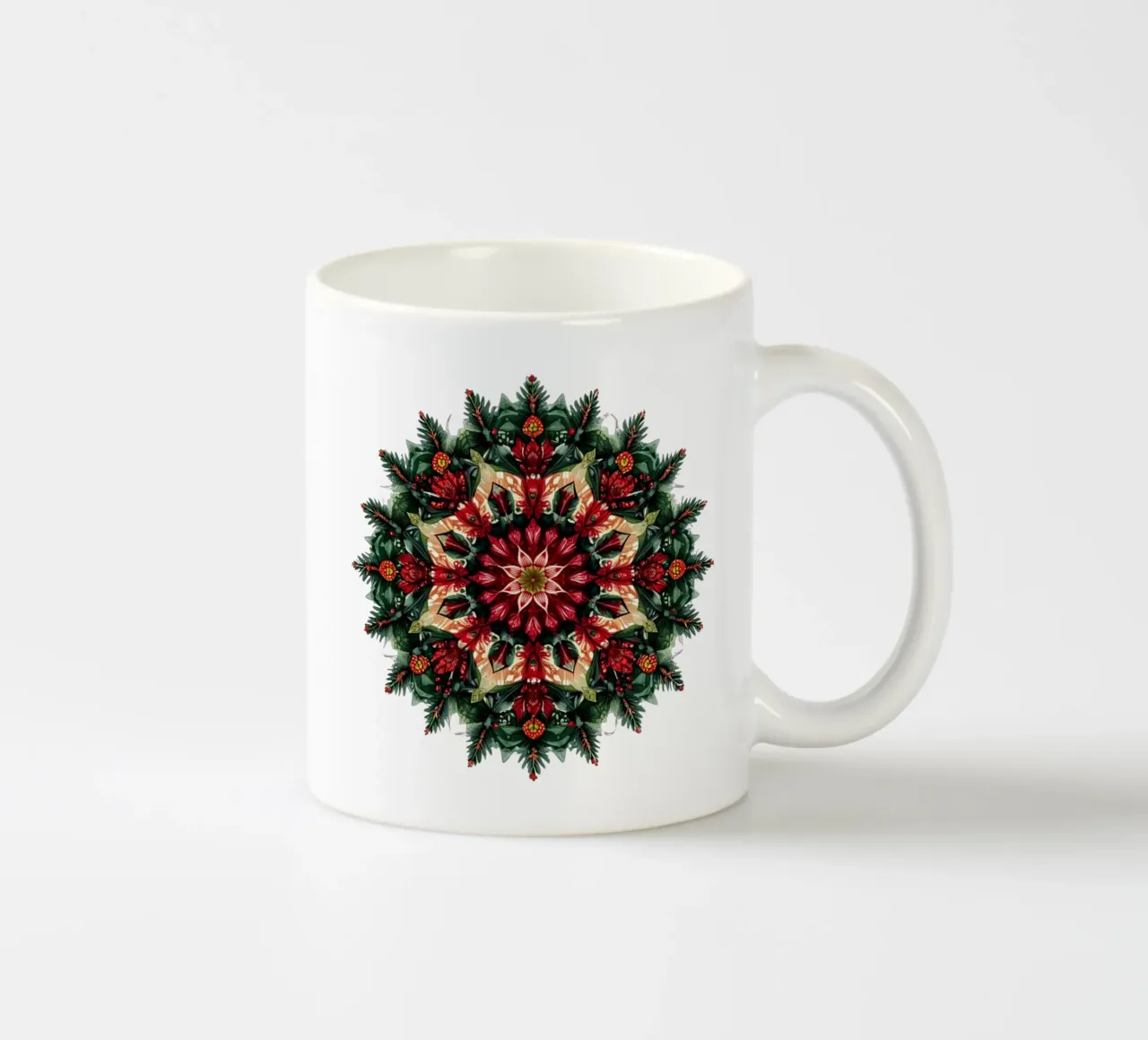Mandala di Natale tazza in ceramica da Spiritual Touch