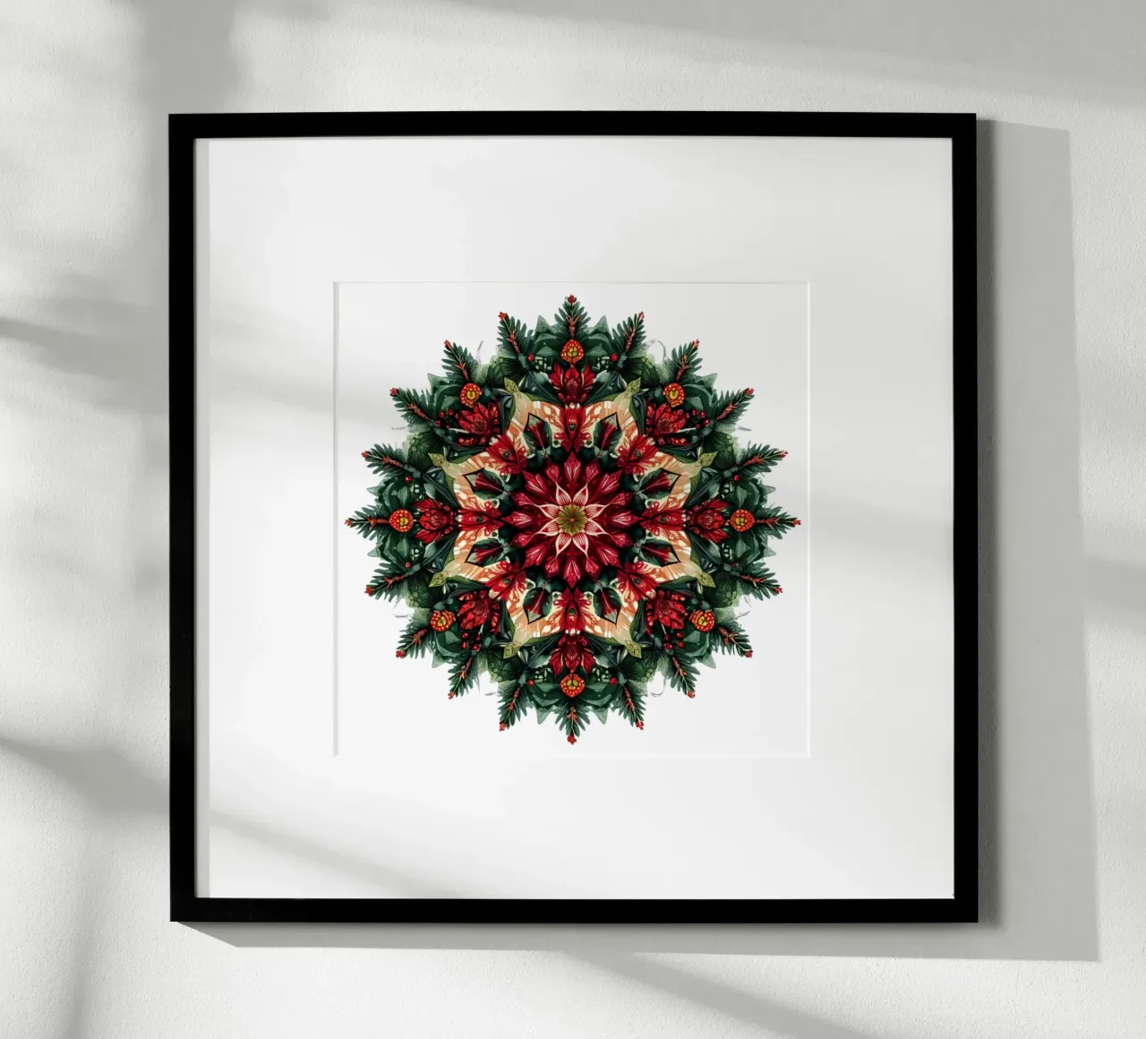 Mandala de Navidad hahnemühle de Spiritual Touch