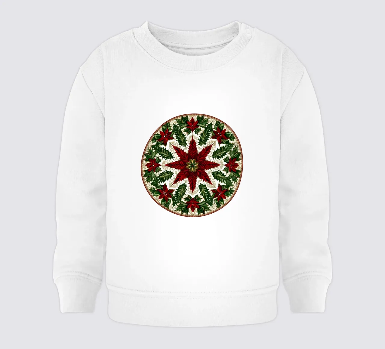 Mandala di Natale felpa neonato da Spiritual Touch