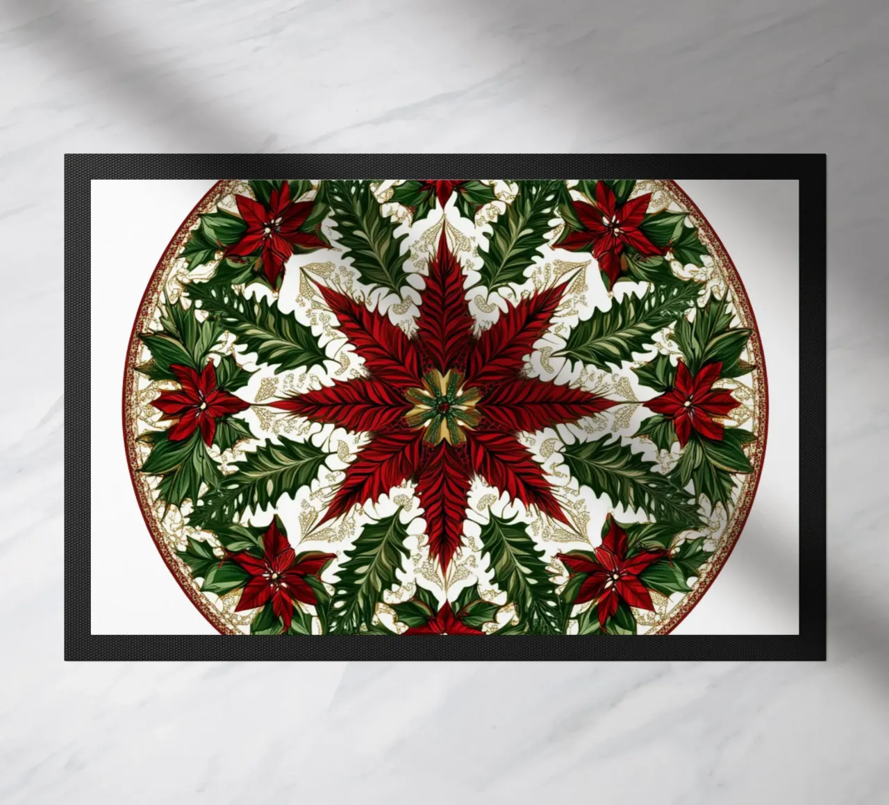 Mandala di Natale zerbino da Spiritual Touch