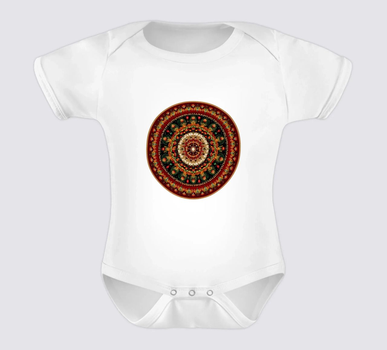 Mandala de Navidad body de bebé de Spiritual Touch
