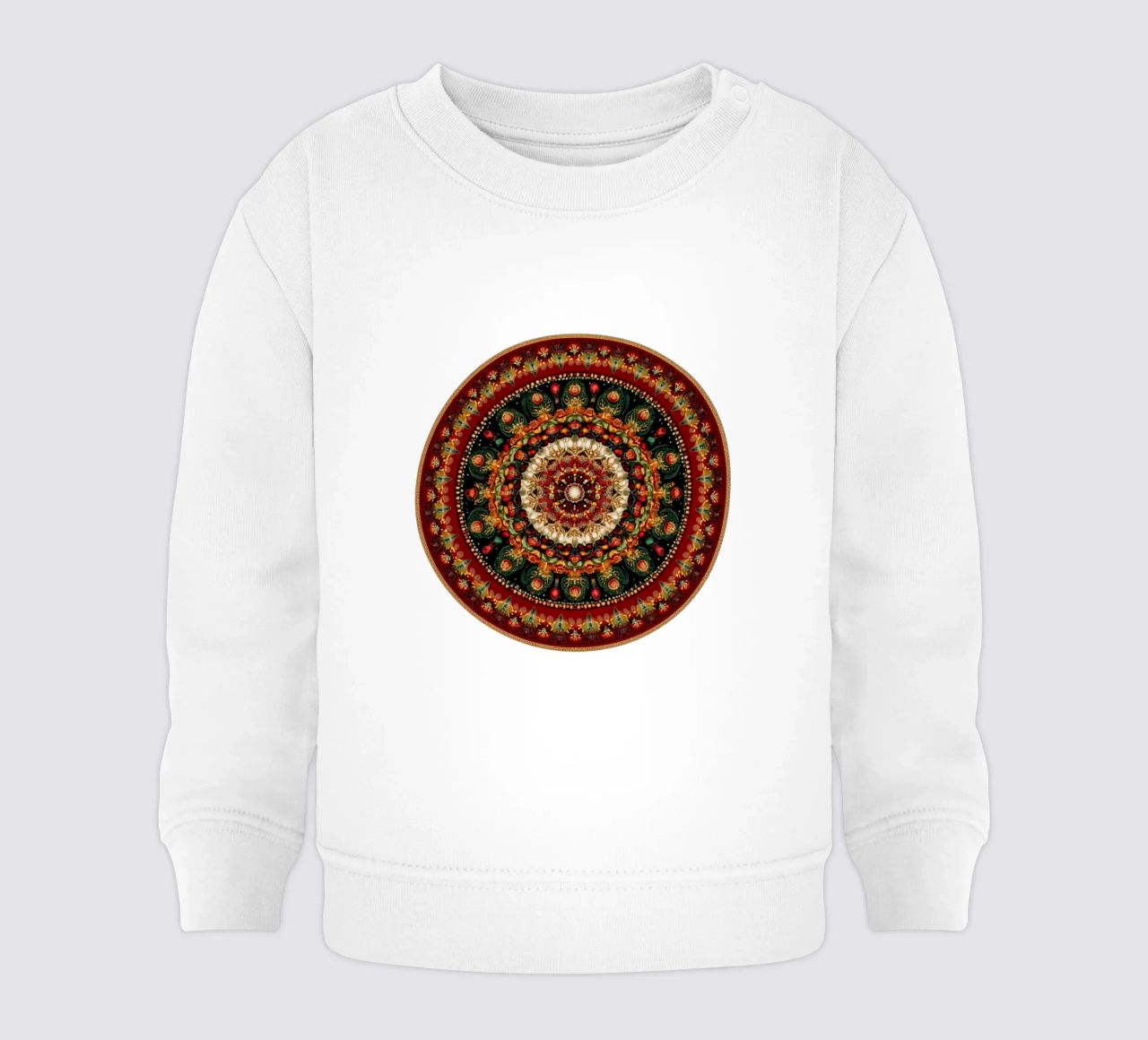 Mandala de Navidad sudadera de bebé de Spiritual Touch