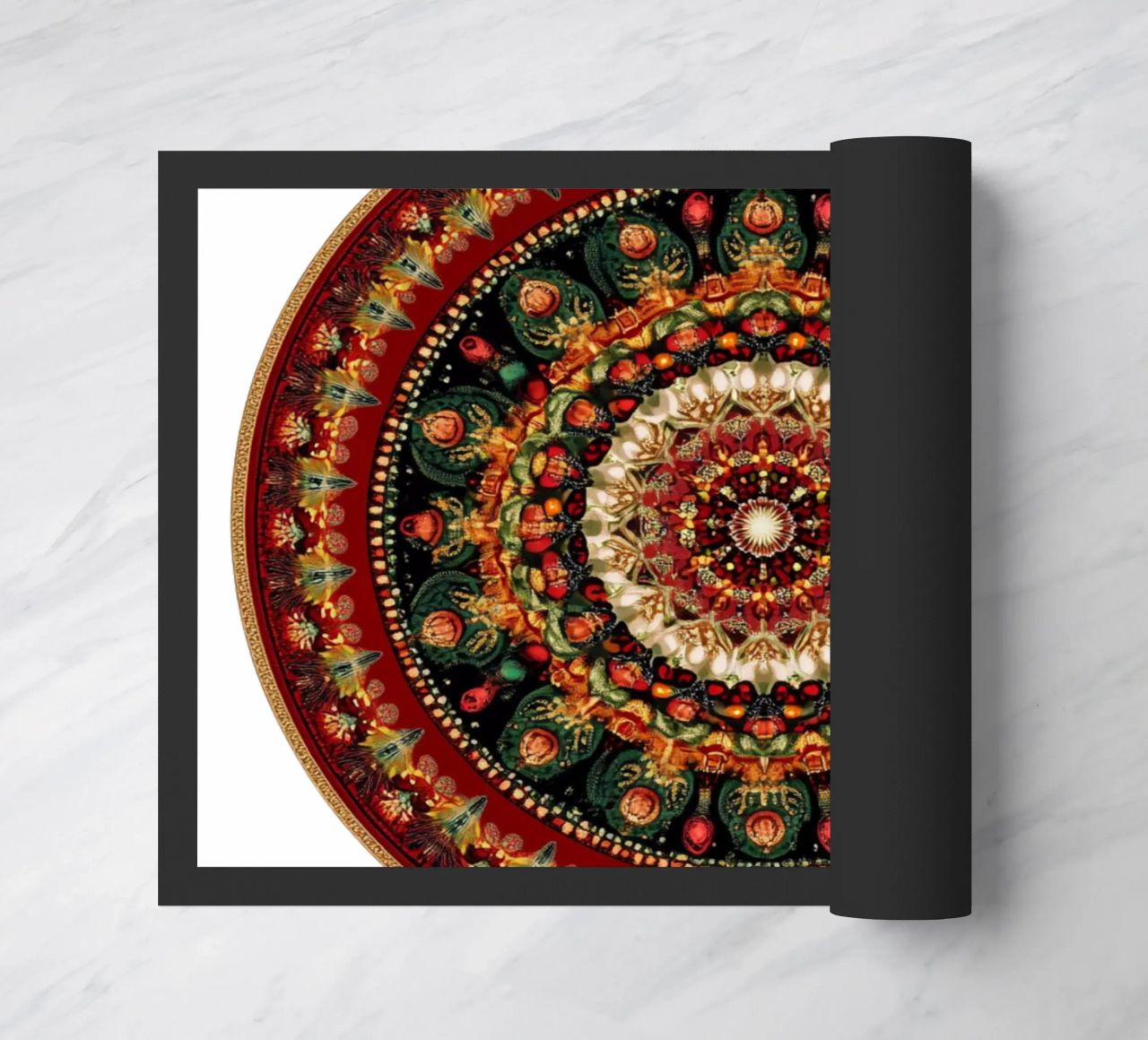 Mandala de Navidad felpudo de Spiritual Touch