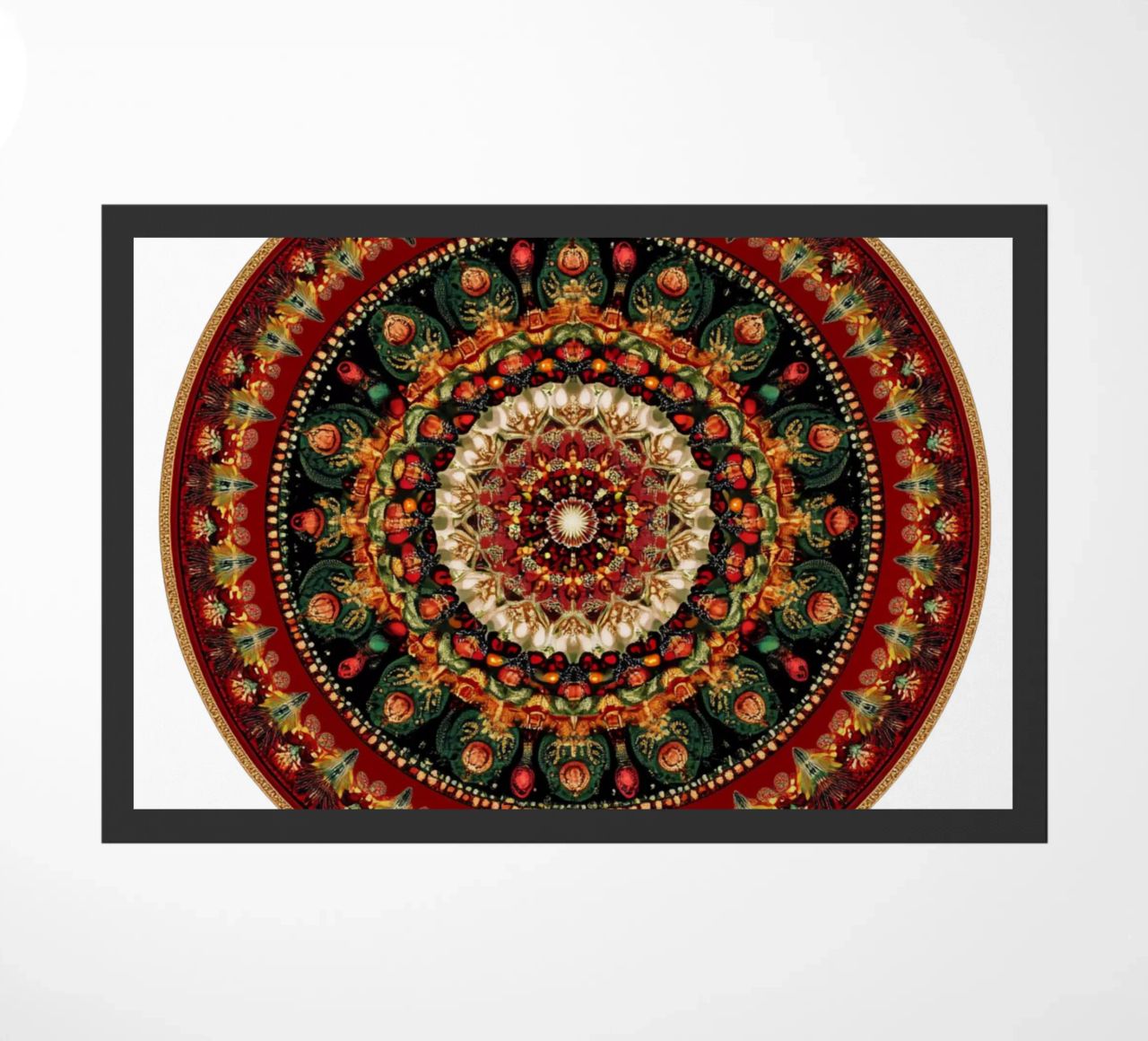 Mandala de Navidad felpudo de Spiritual Touch