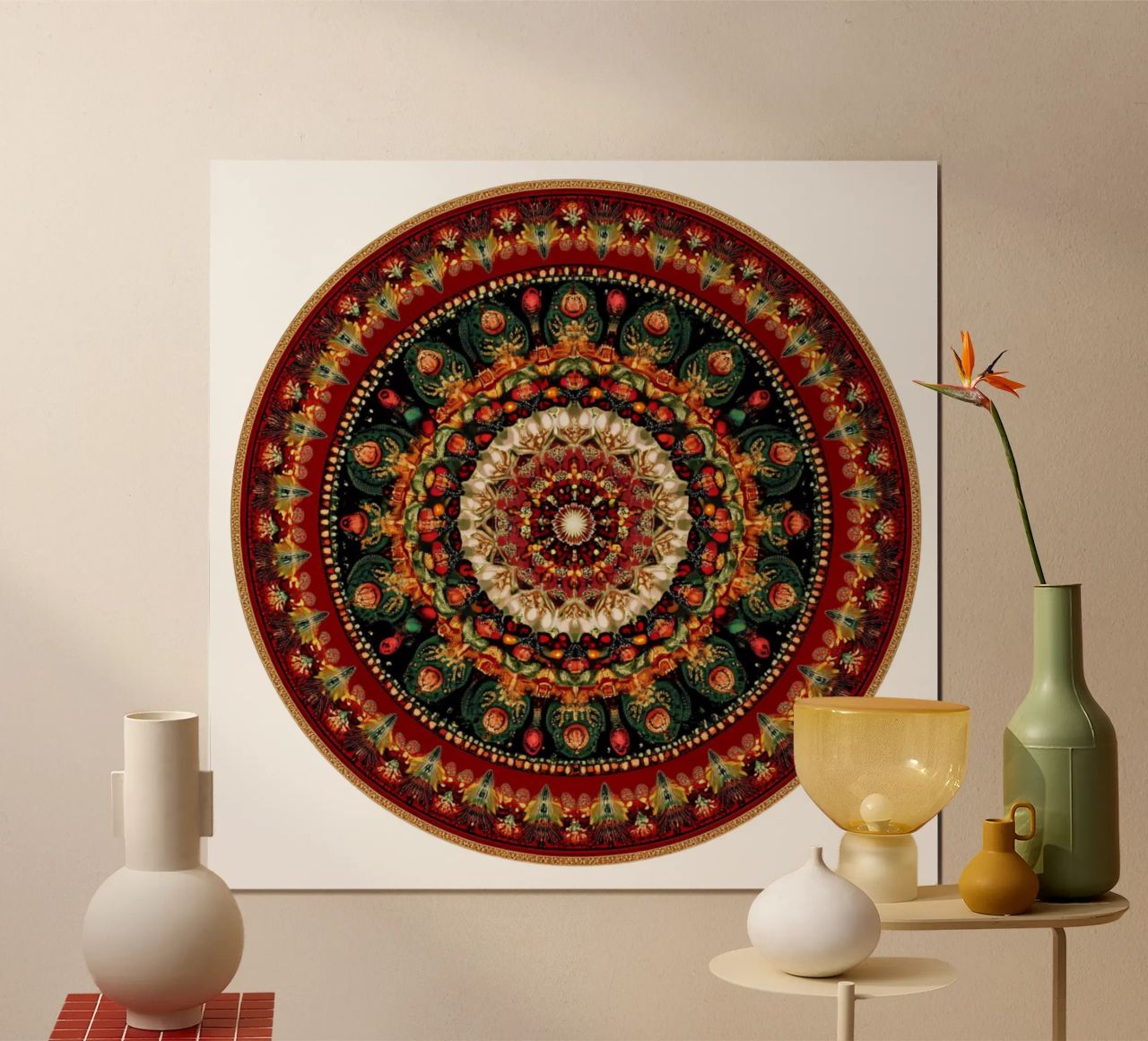 Mandala de Navidad hahnemühle de Spiritual Touch