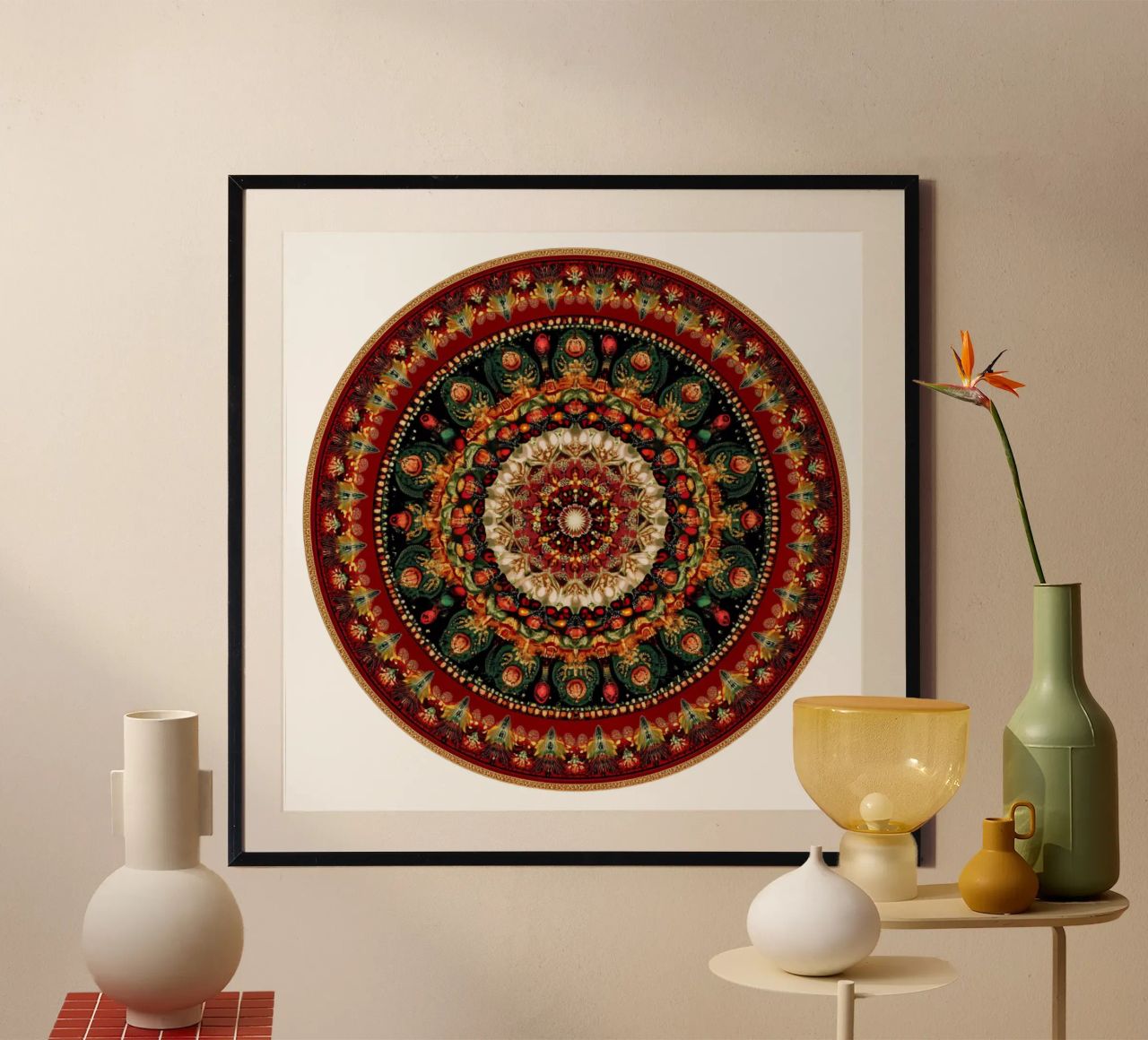 Mandala de Navidad hahnemühle de Spiritual Touch