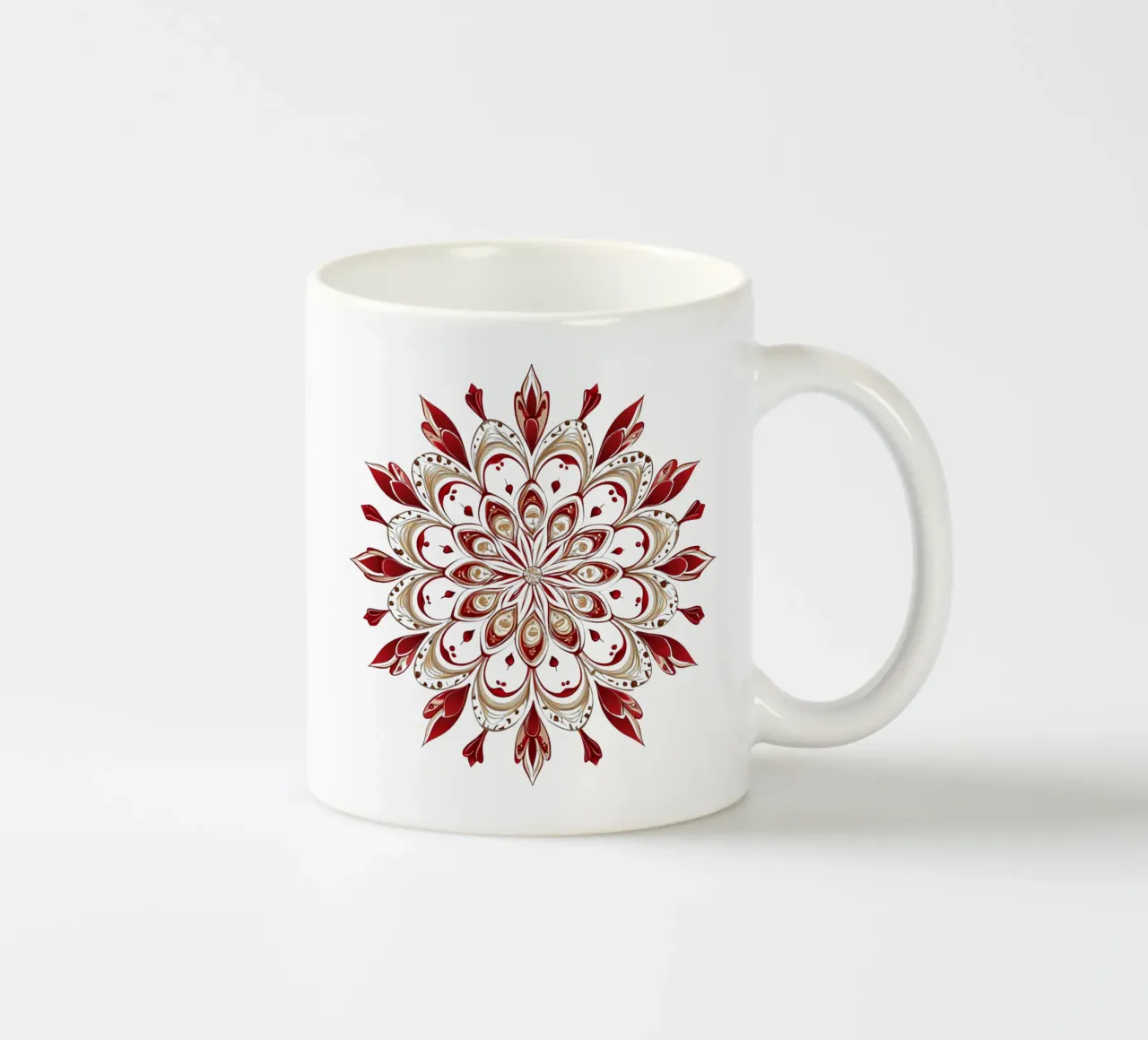Mandala di Natale tazza in ceramica da Spiritual Touch