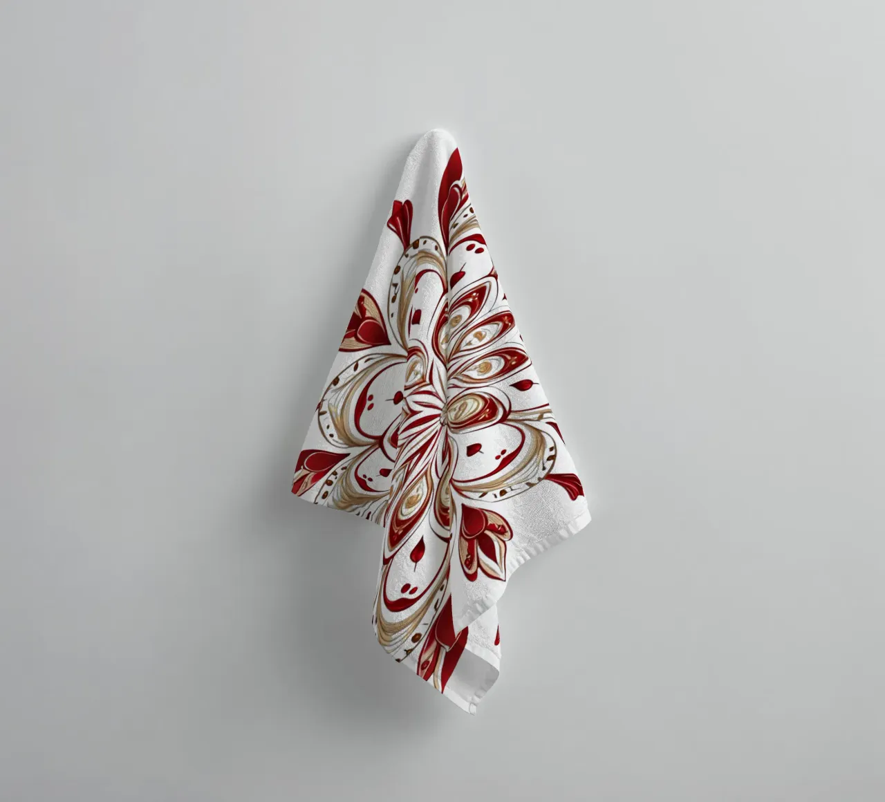 Christmas Mandala towel by Spiritual Touch