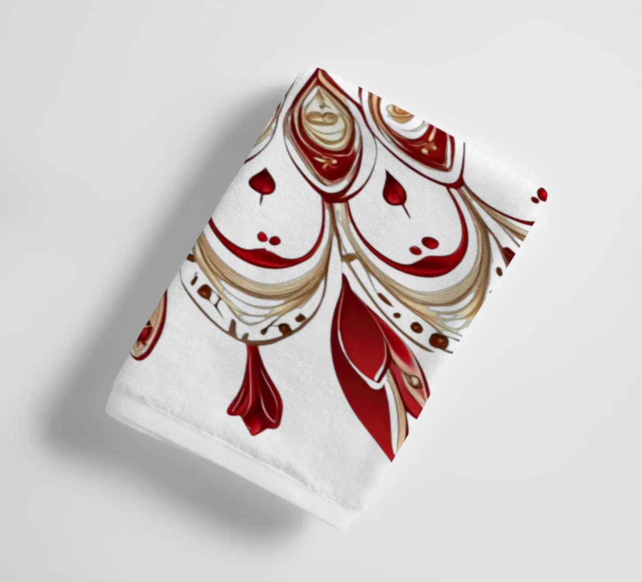 Christmas Mandala towel by Spiritual Touch