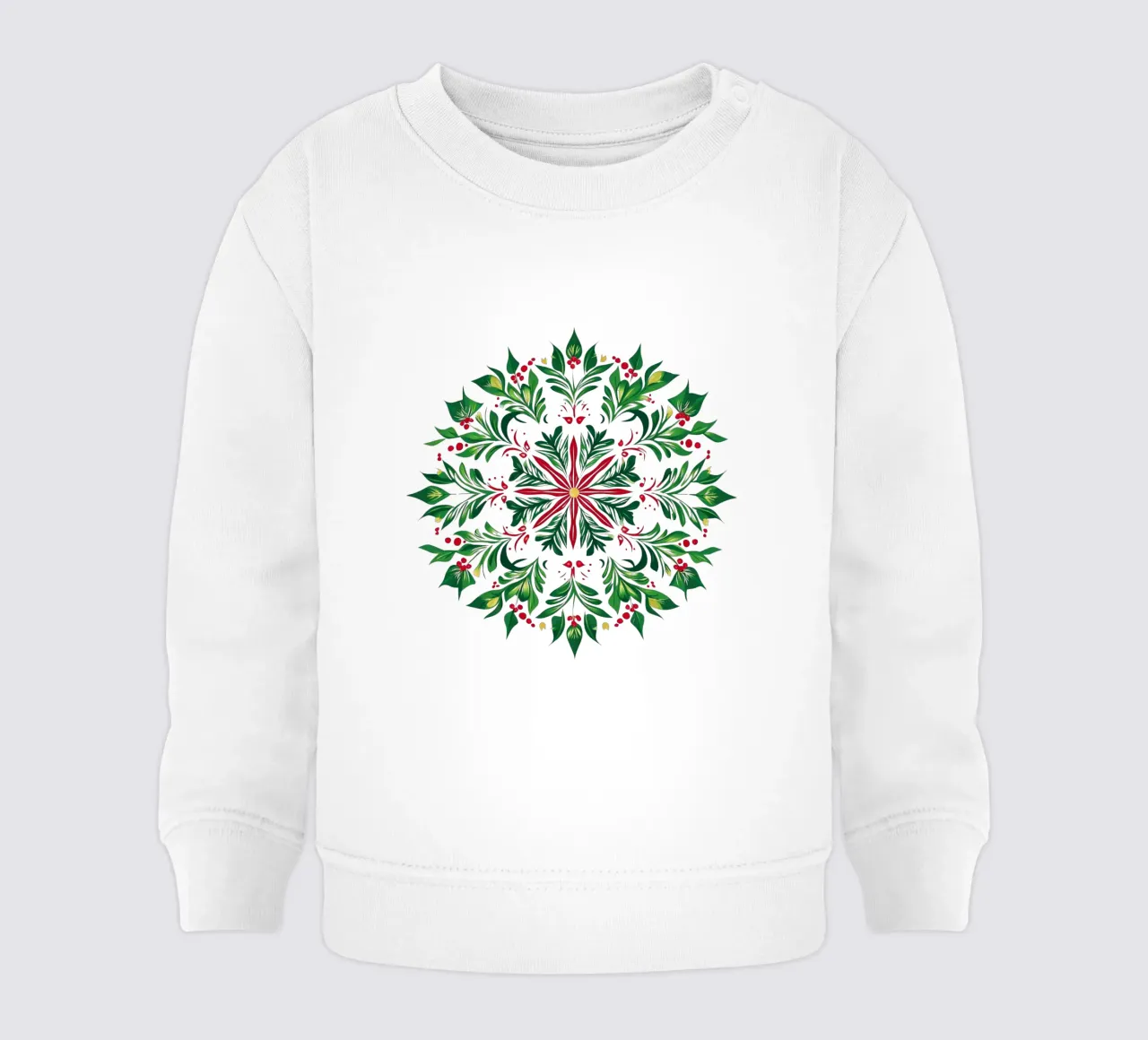 Mandala di Natale felpa neonato da Spiritual Touch