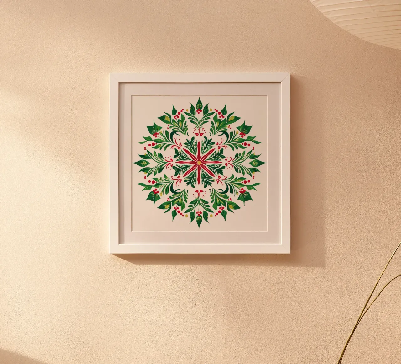 Mandala di Natale poster da Spiritual Touch