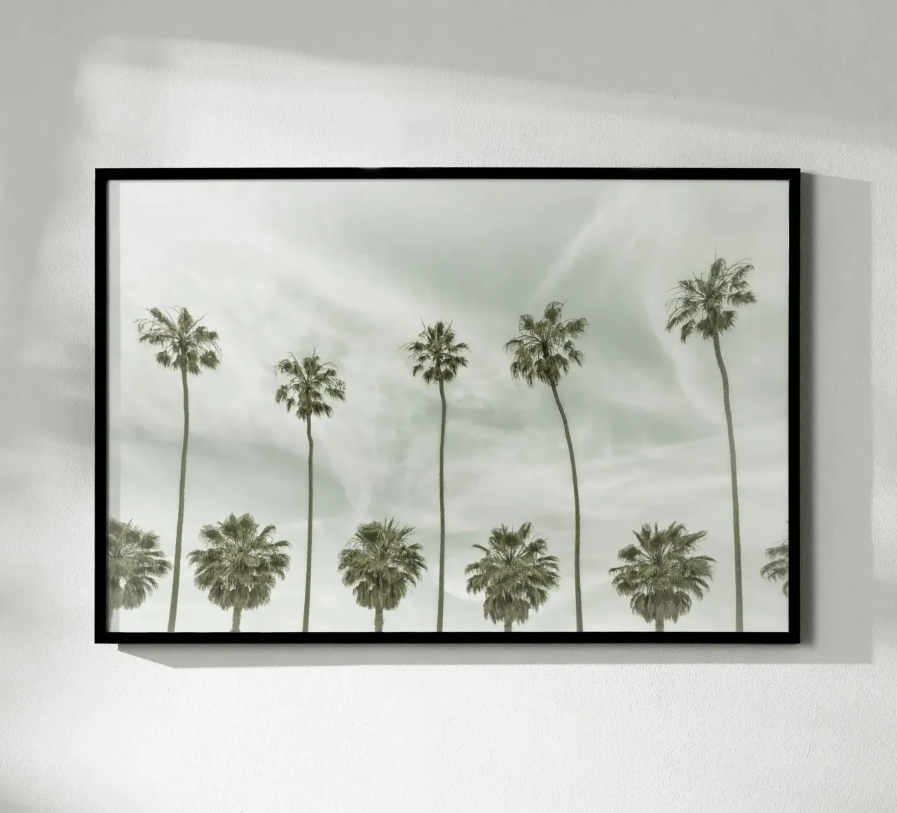 Palme idilliache in stile vintage carta hahnemühle da Melanie Viola