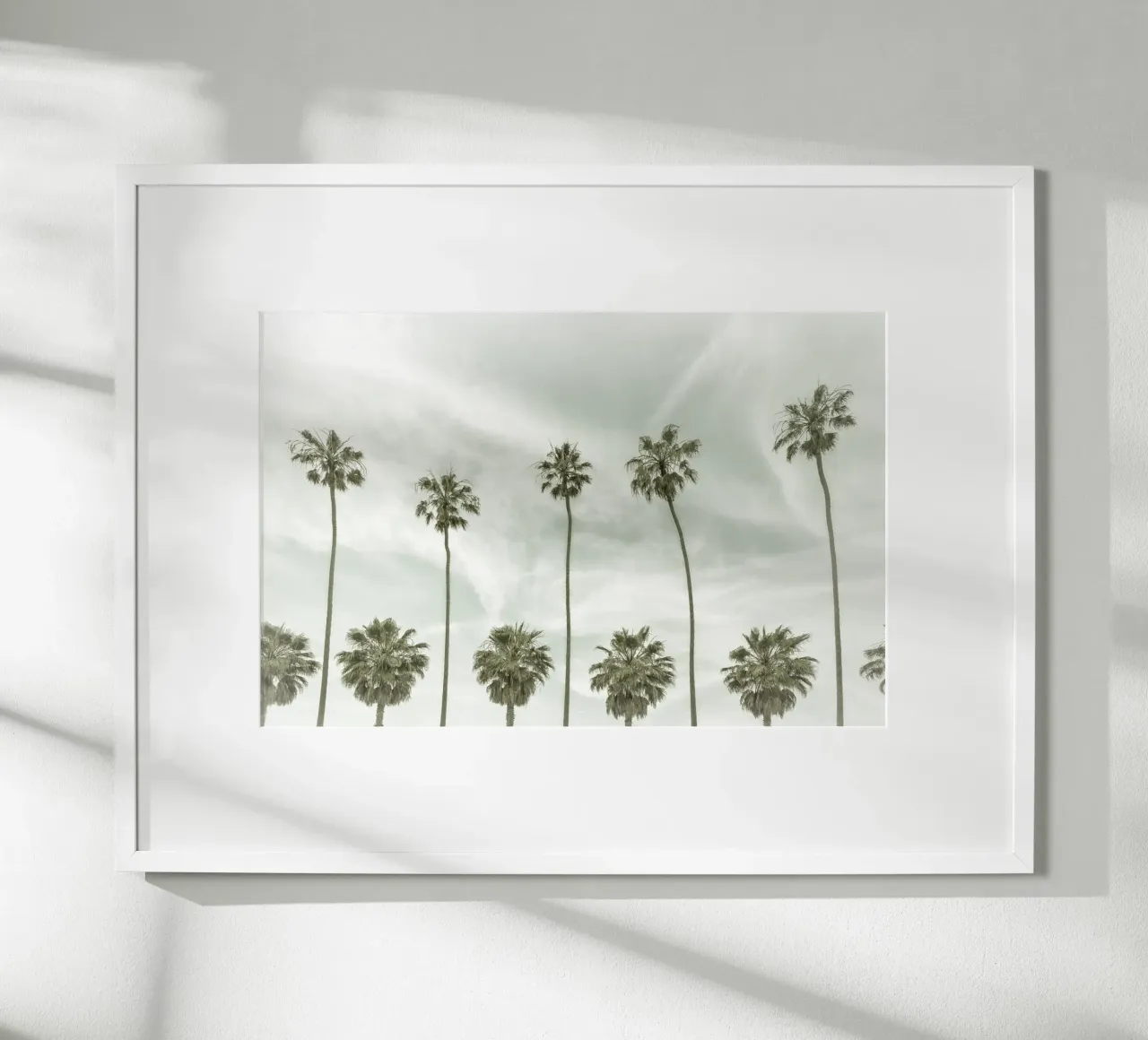 Palme idilliache in stile vintage carta hahnemühle da Melanie Viola