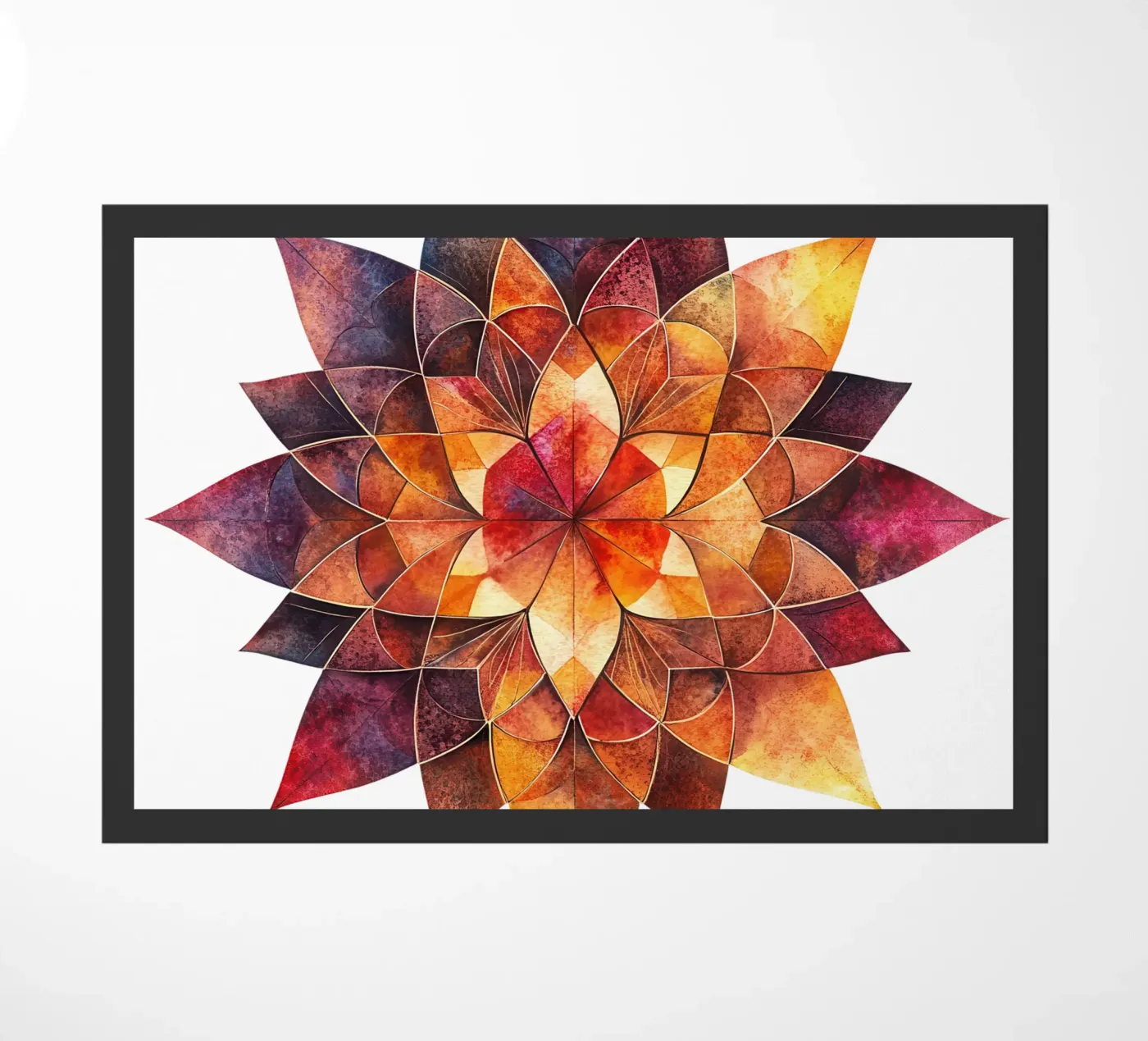 Fall Mandala doormat by Spiritual Touch
