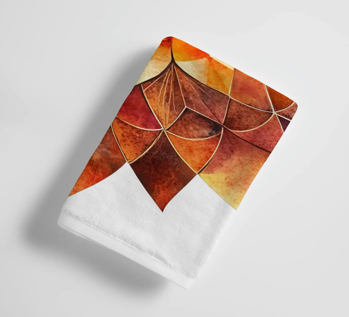 Fall Mandala towel by Spiritual Touch