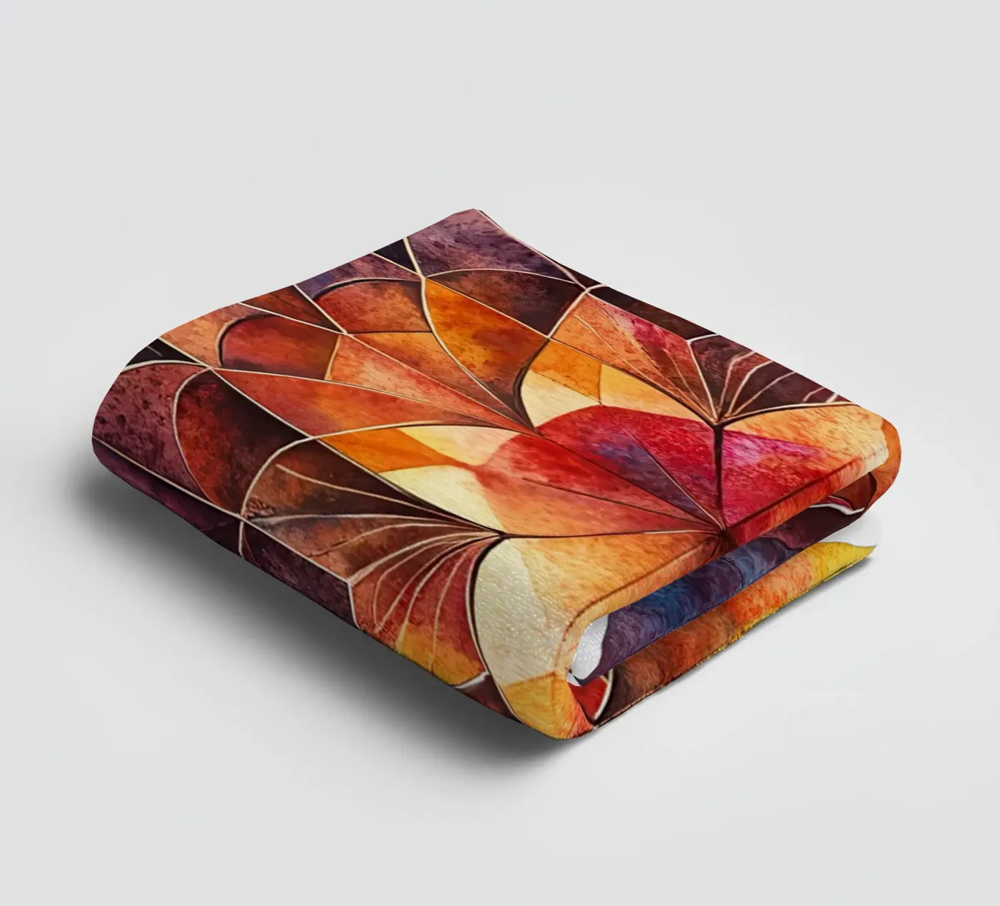 Fall Mandala towel by Spiritual Touch