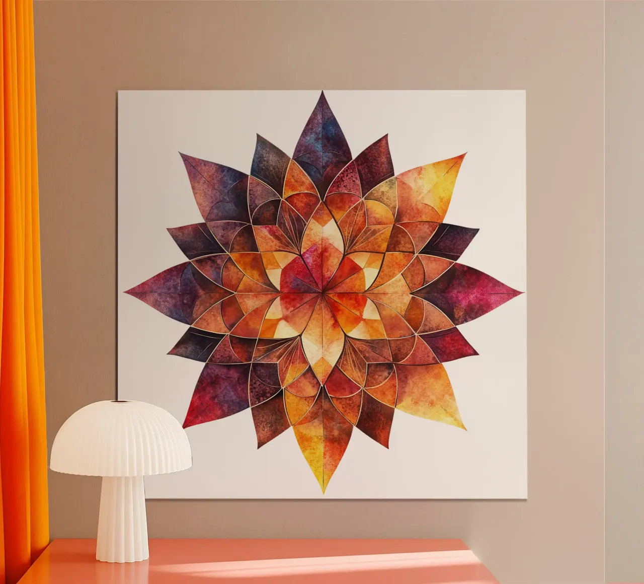 Mandala autunnale poster da Spiritual Touch