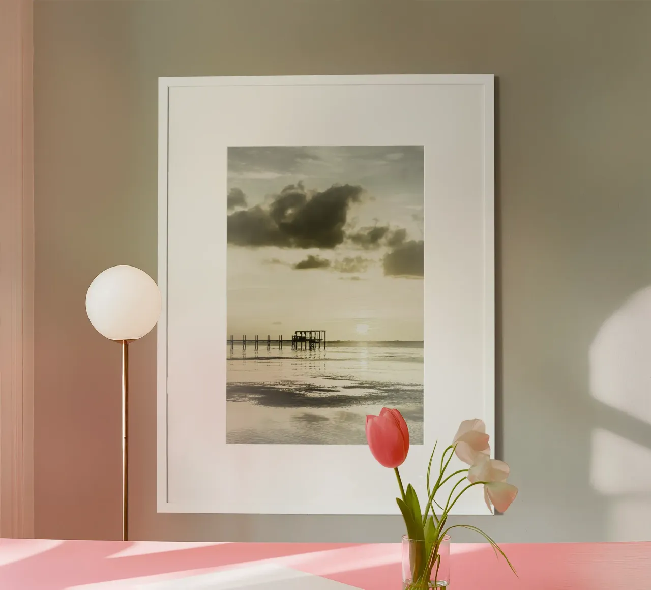 Tramonto a Bokeelia | Vintage carta hahnemühle da Melanie Viola