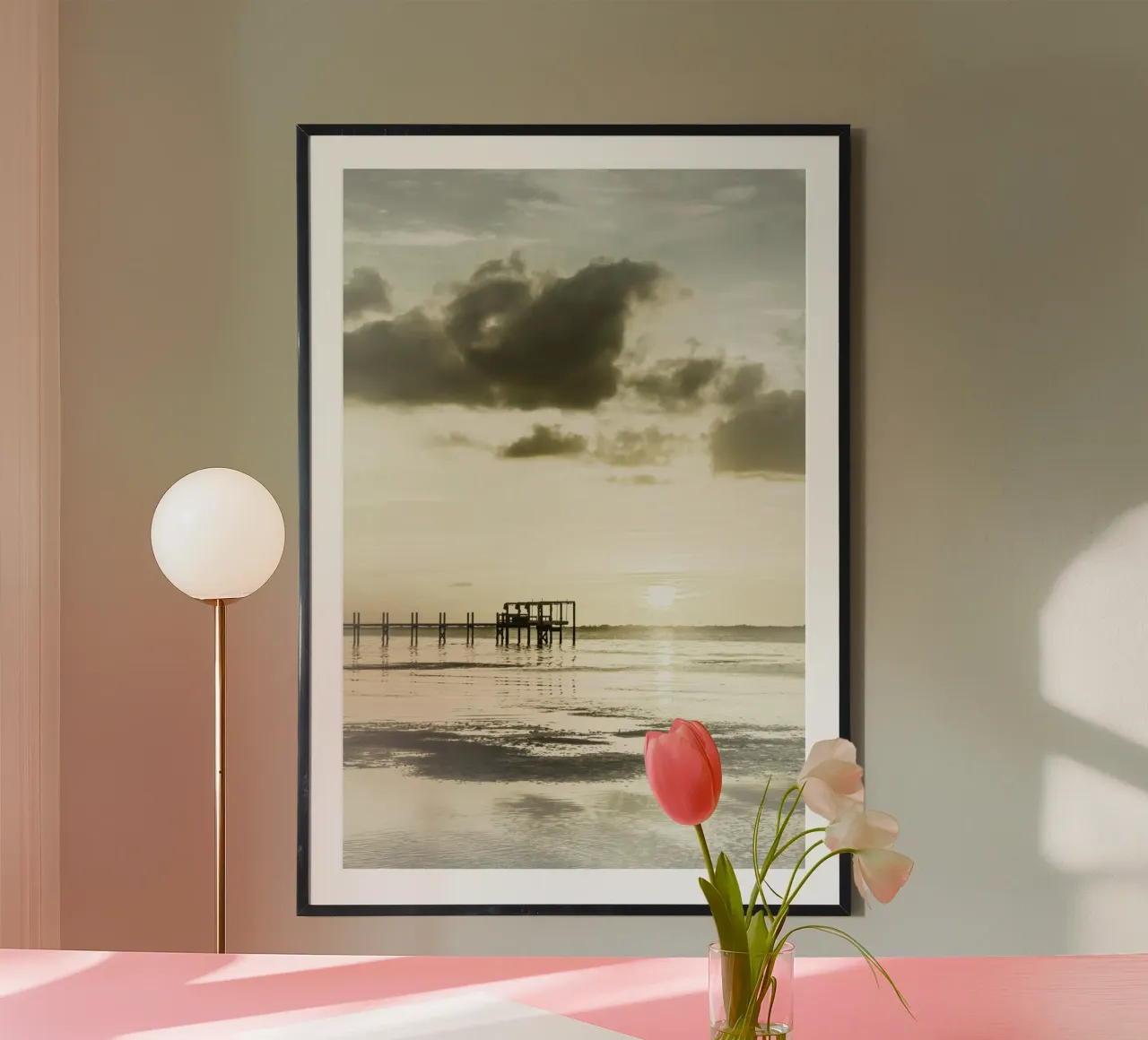 Tramonto a Bokeelia | Vintage carta hahnemühle da Melanie Viola