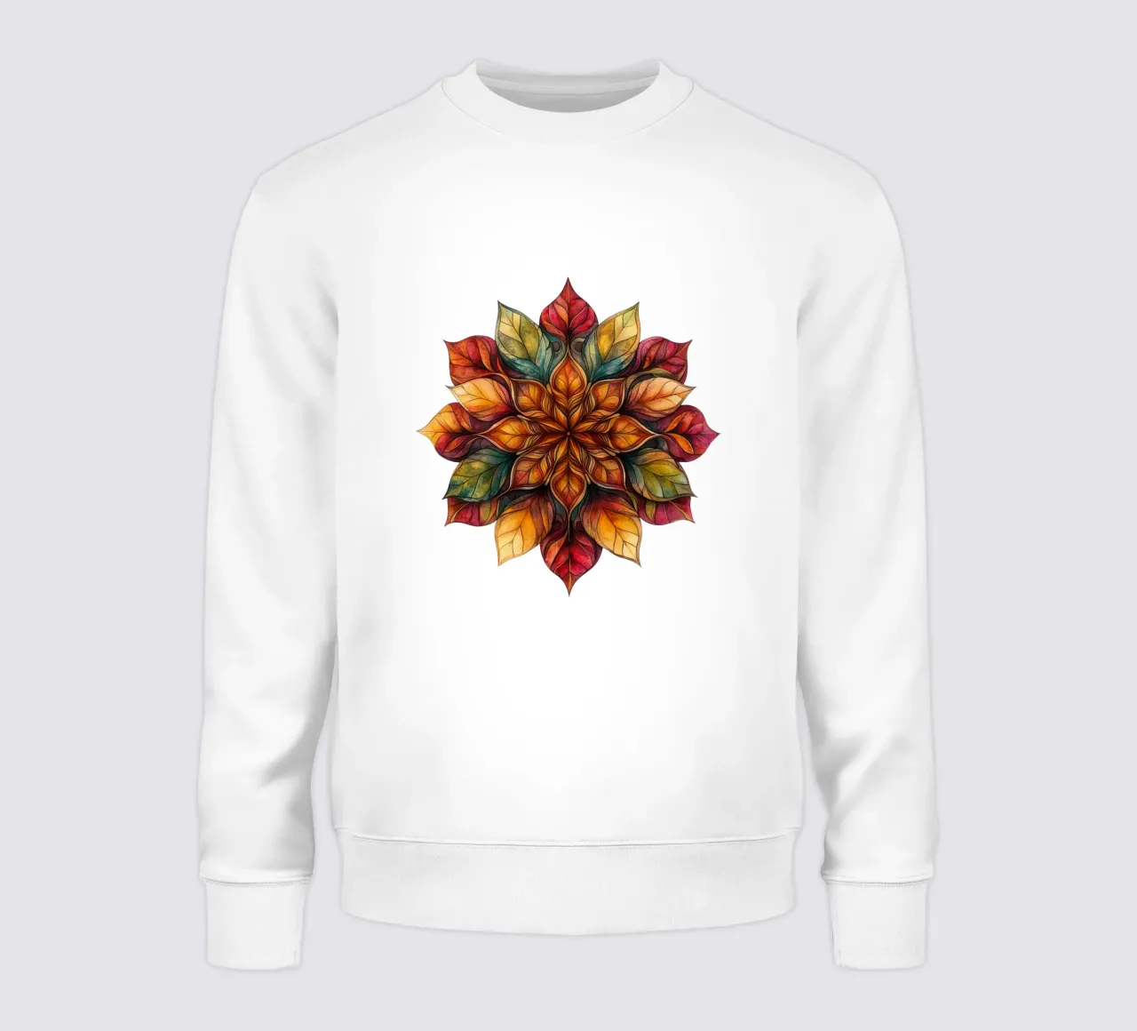 Mandala autunnale felpa da Spiritual Touch