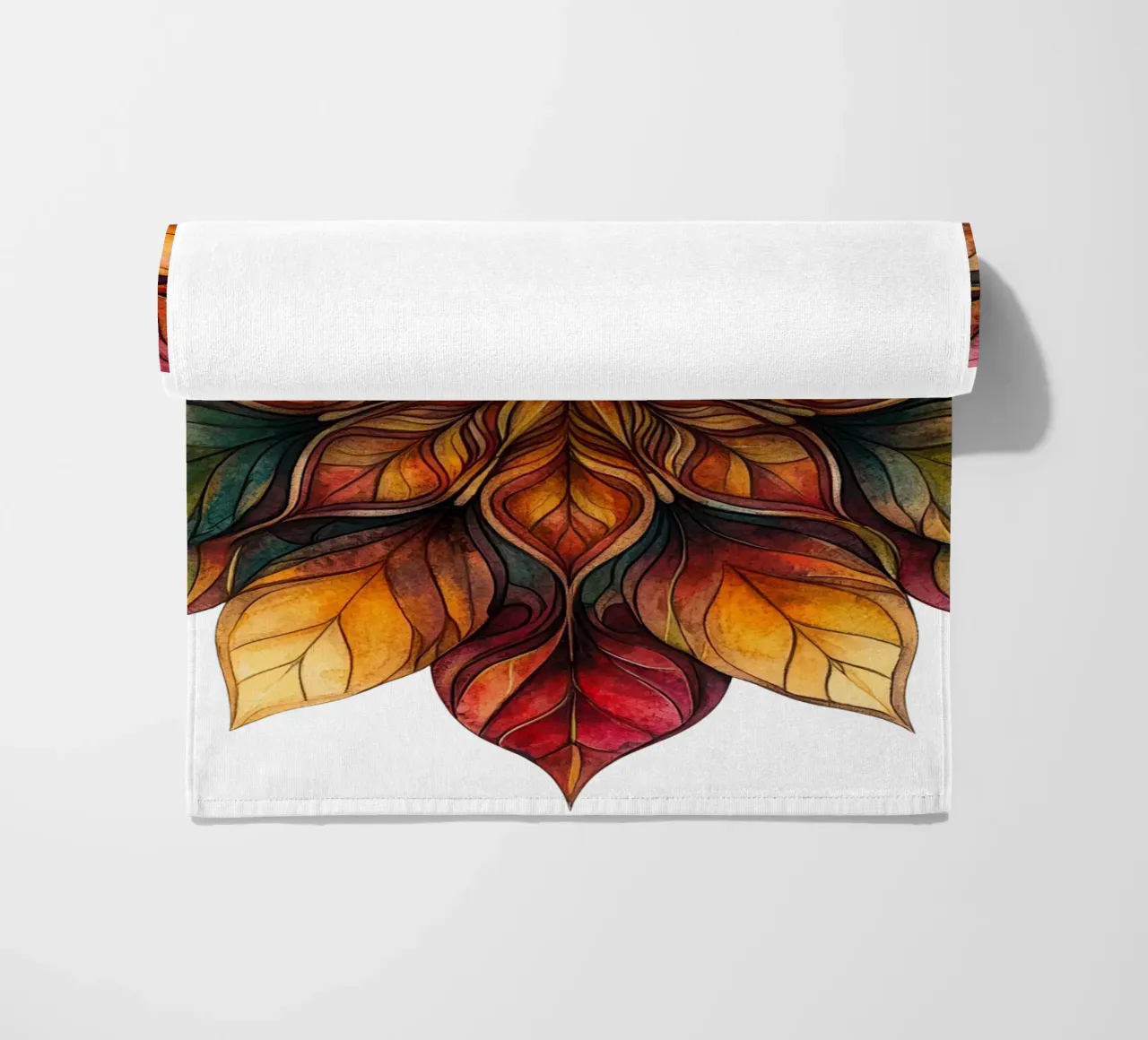 Mandala autunnale telo mare da Spiritual Touch