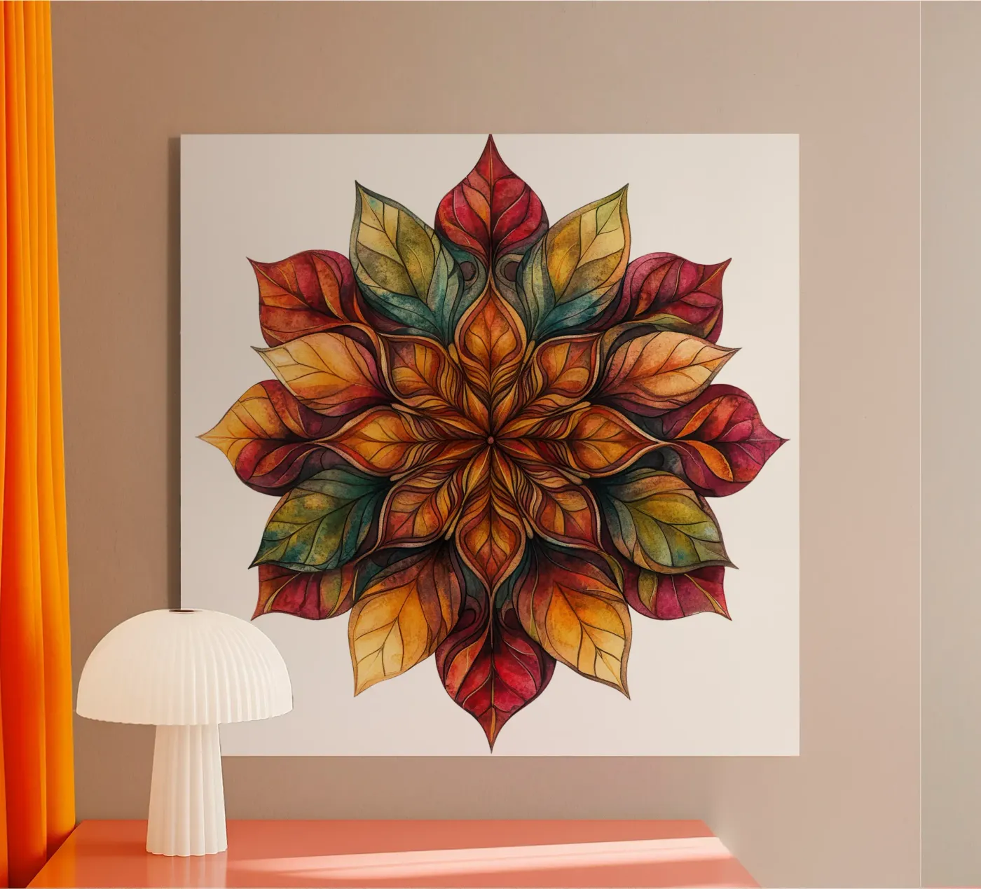 Fall Mandala plexiglass da Spiritual Touch