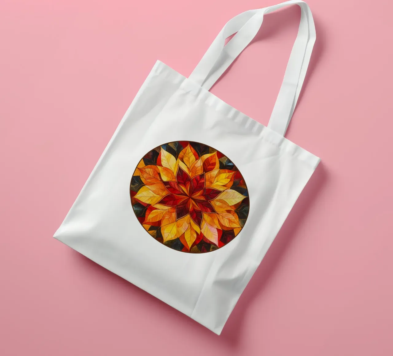 Fall Mandala tote bag by Spiritual Touch