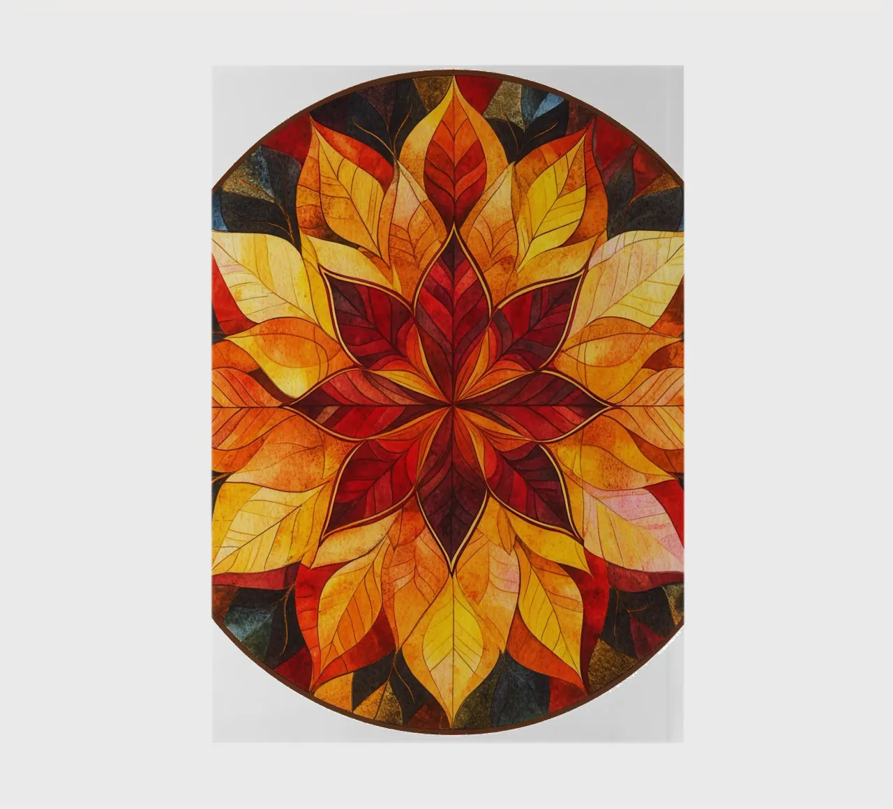 Fall Mandala notebook by Spiritual Touch