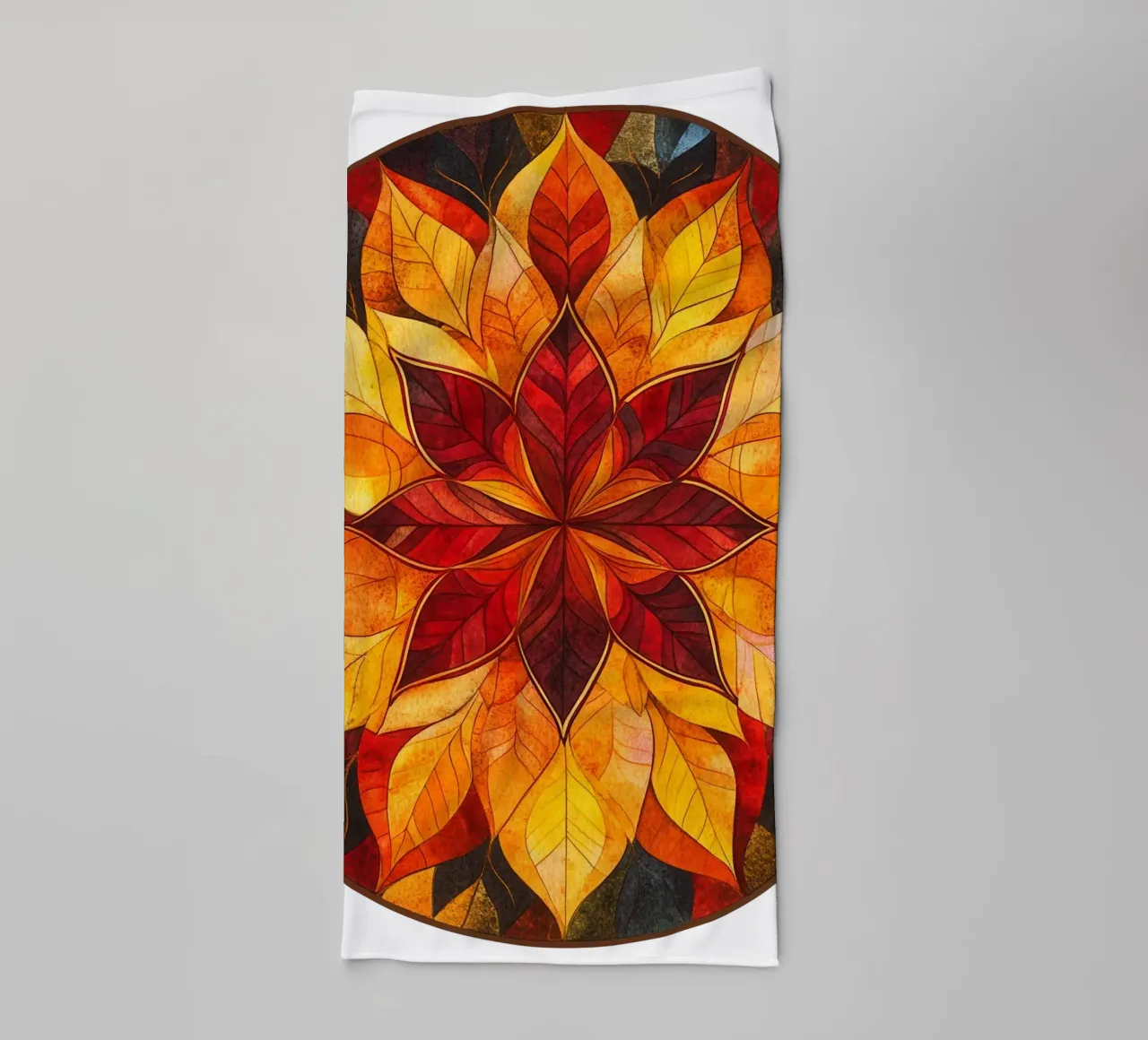 Mandala autunnale asciugamano da bagno da Spiritual Touch