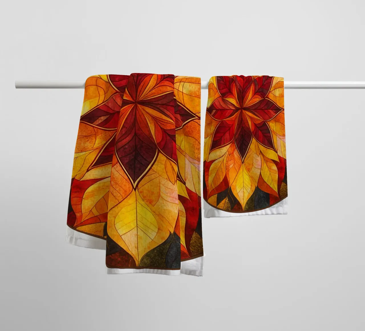 Mandala autunnale asciugamano da bagno da Spiritual Touch