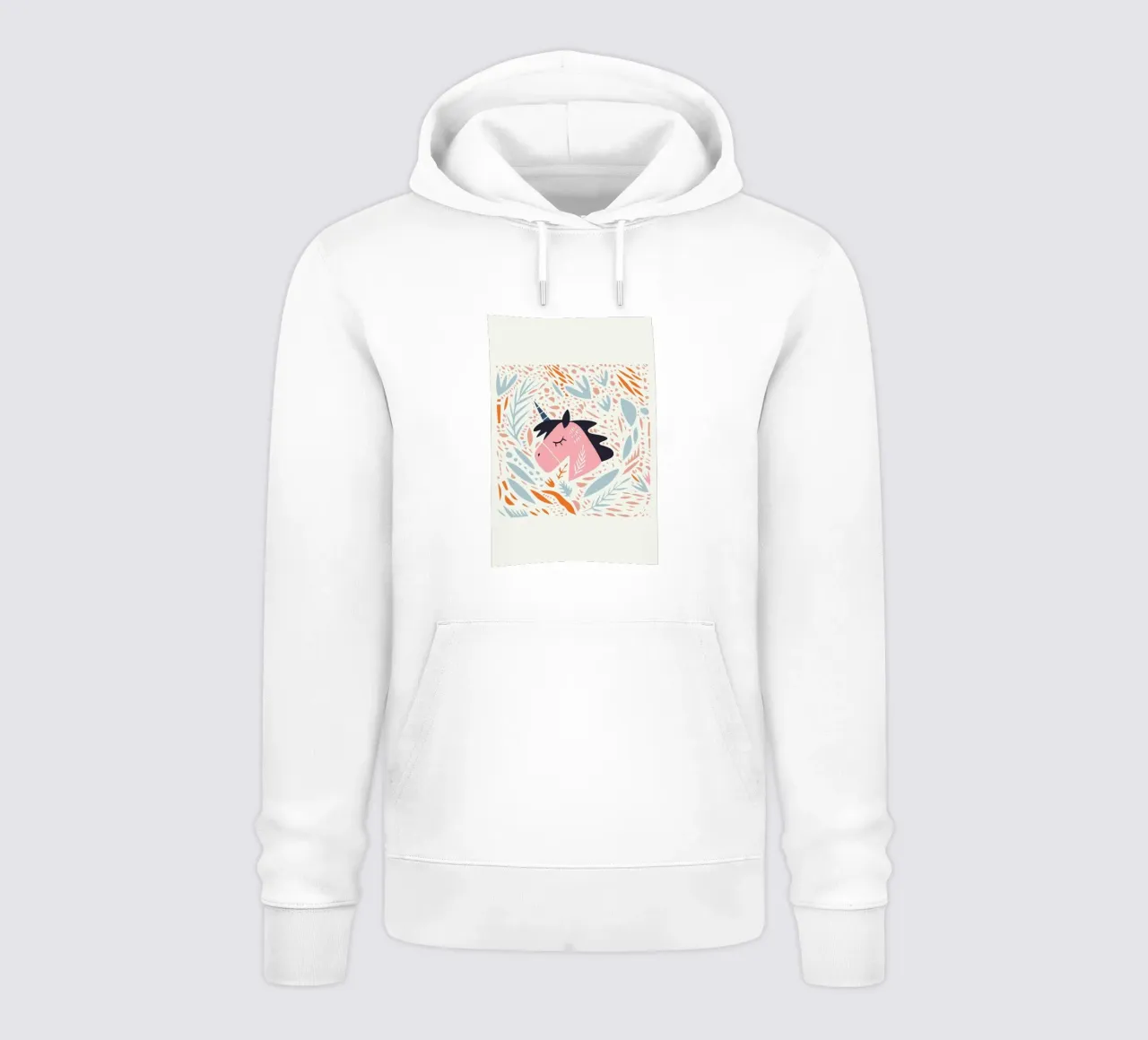 Unicorn in Nature sudadera con capucha de Little Flourishes