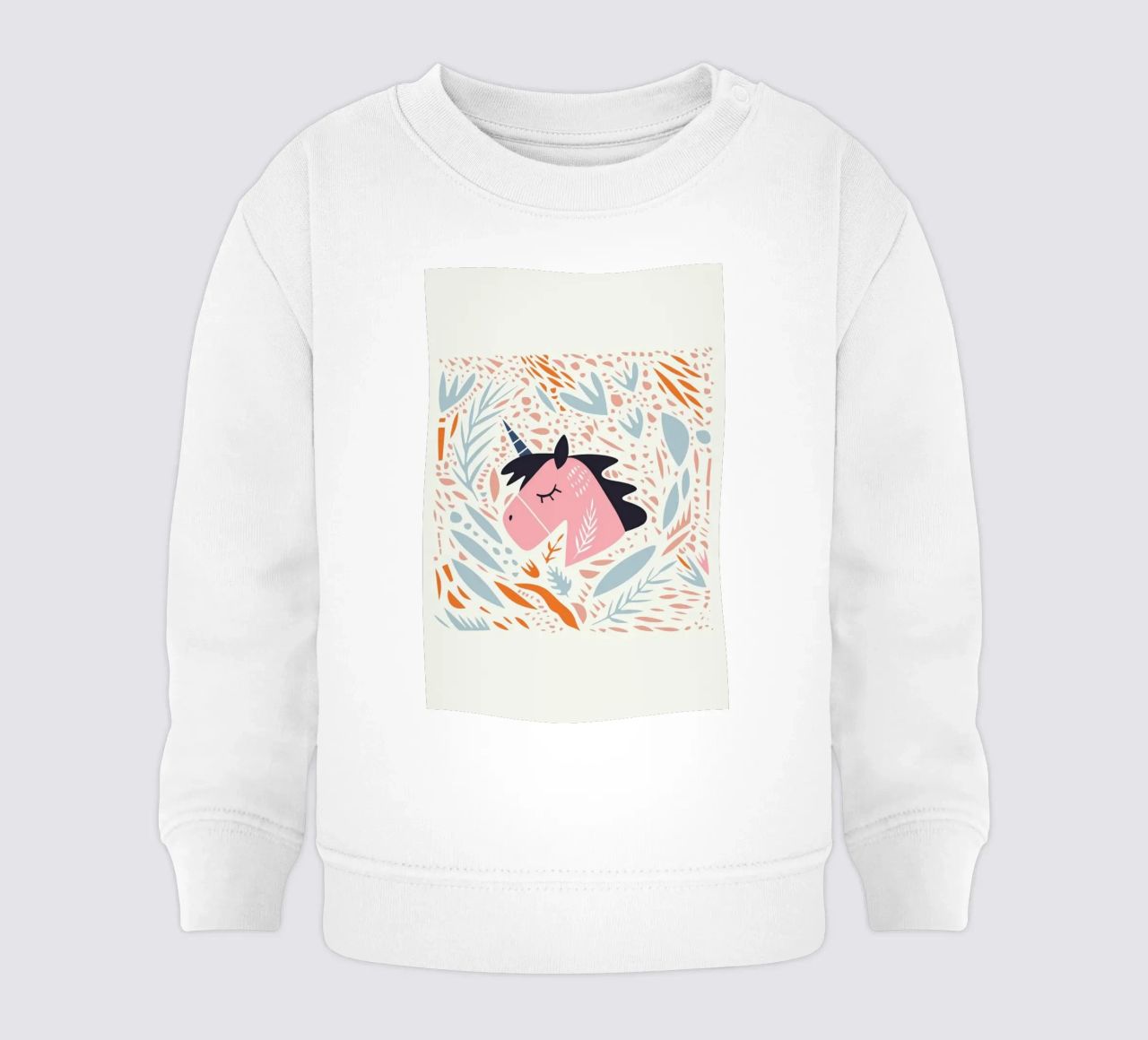 Unicorn in Nature felpa neonato da Little Flourishes