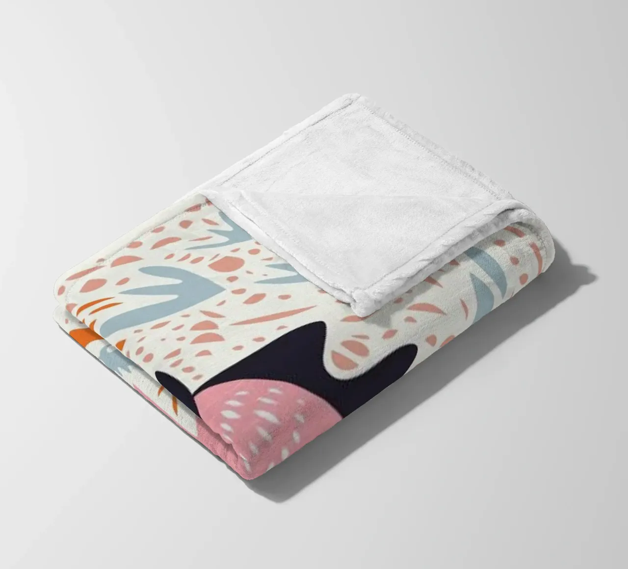 Unicorn in Nature coperta in pile da Little Flourishes