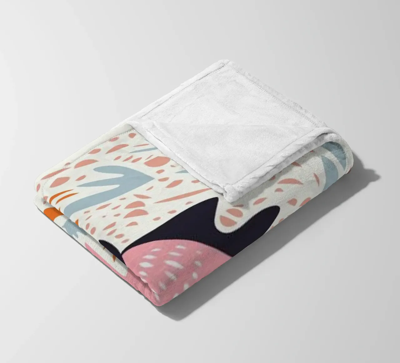 Unicorn in Nature coperta in pile da Little Flourishes