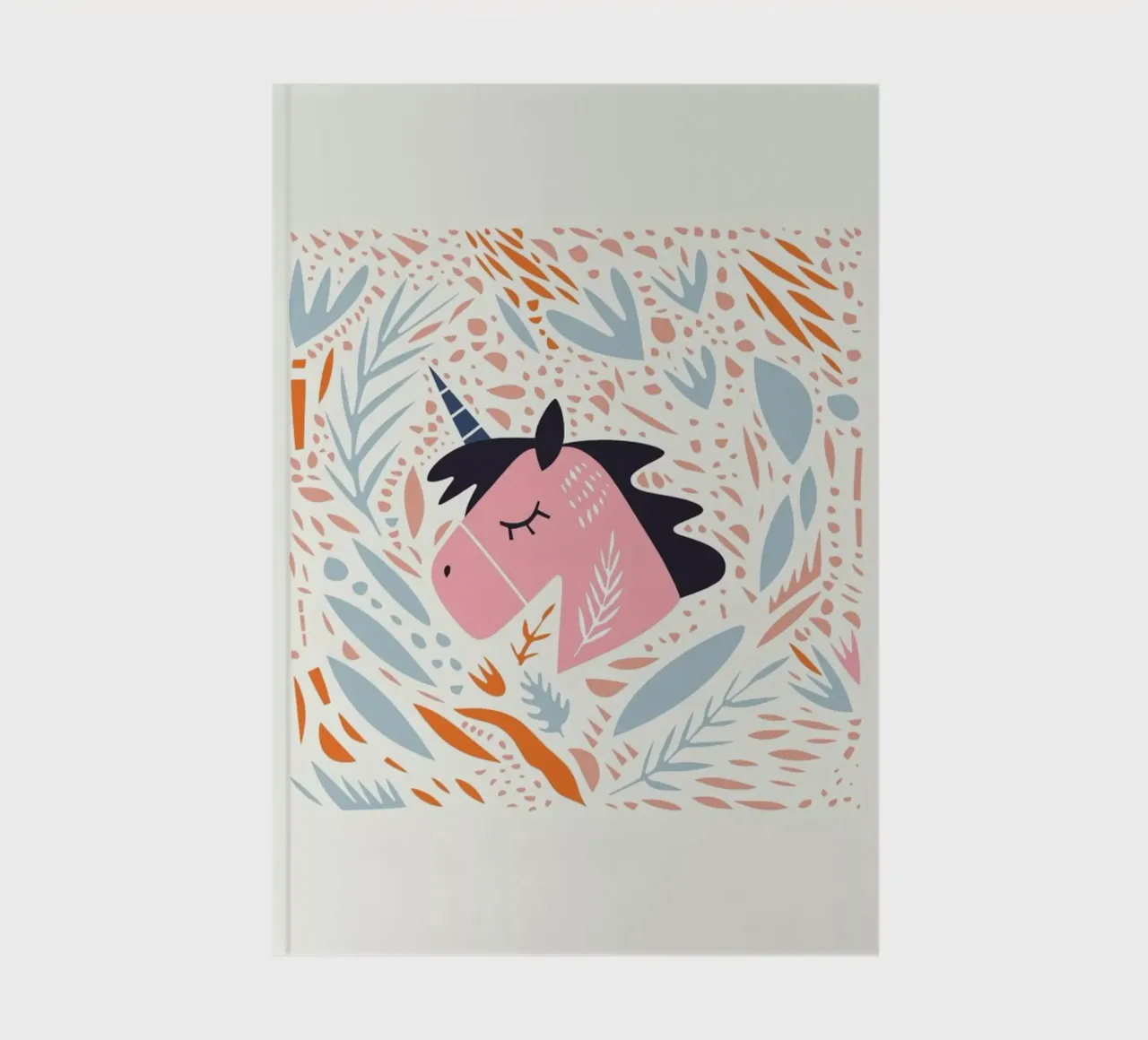 Unicorn in Nature notebook by Little Flourishes