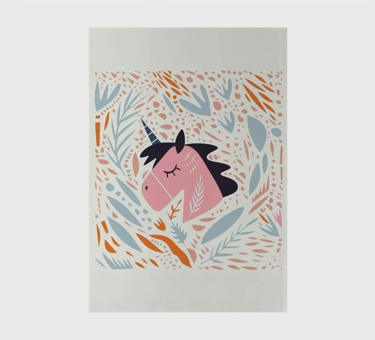 Unicorn in Nature notebook by Little Flourishes