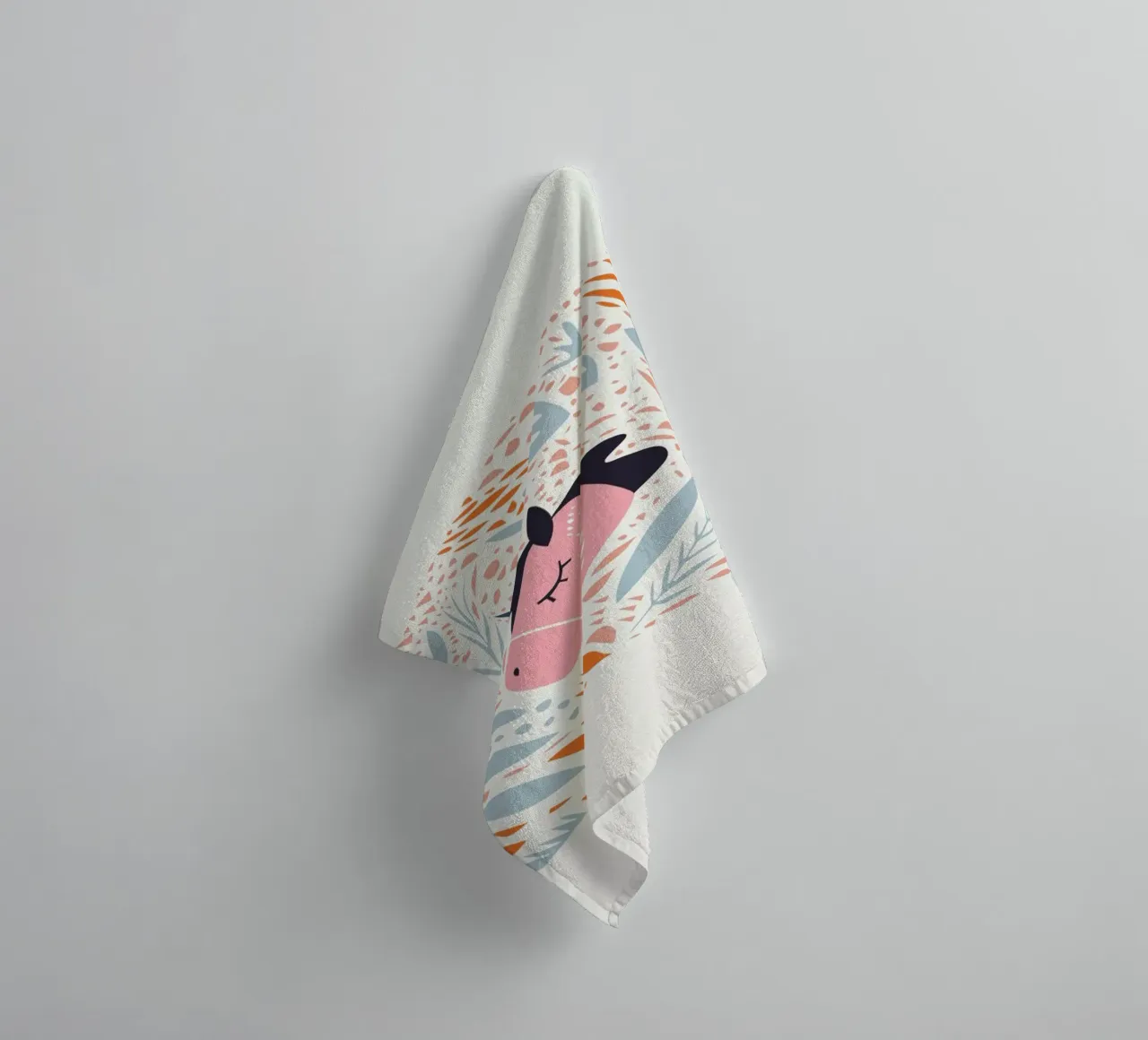 Unicorn in Nature asciugamano da bagno da Little Flourishes