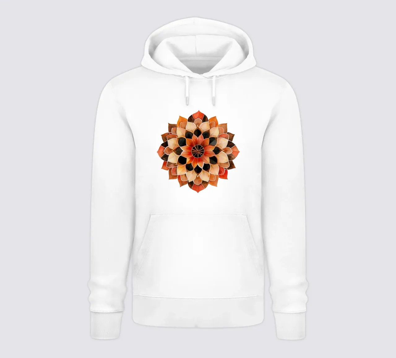 Mandala autunnale felpa con cappuccio da Spiritual Touch