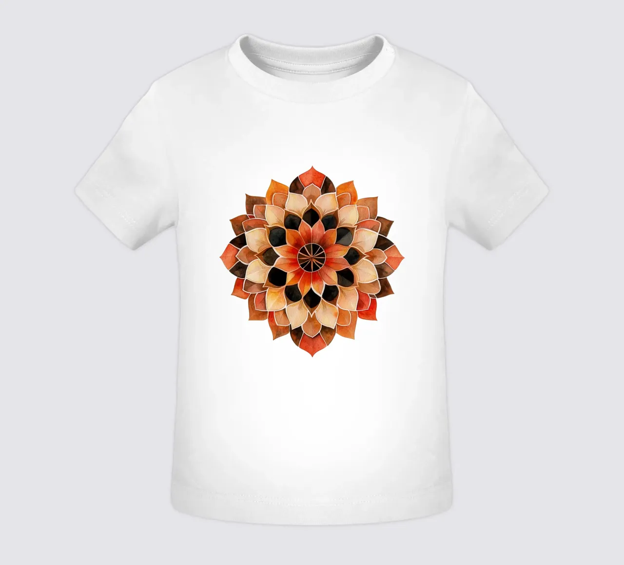 Mandala autunnale maglietta neonato da Spiritual Touch