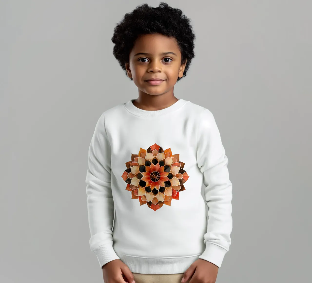 Mandala autunnale felpa bambino da Spiritual Touch
