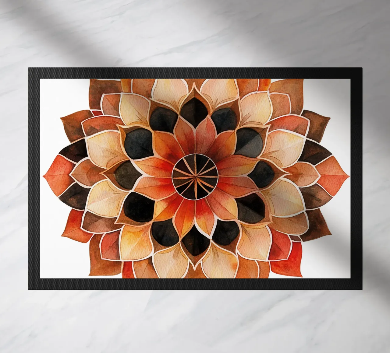 Fall Mandala doormat by Spiritual Touch