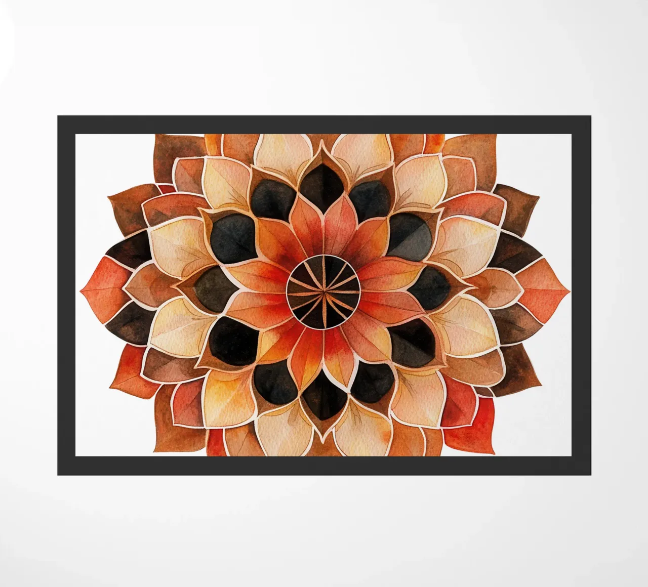 Fall Mandala doormat by Spiritual Touch