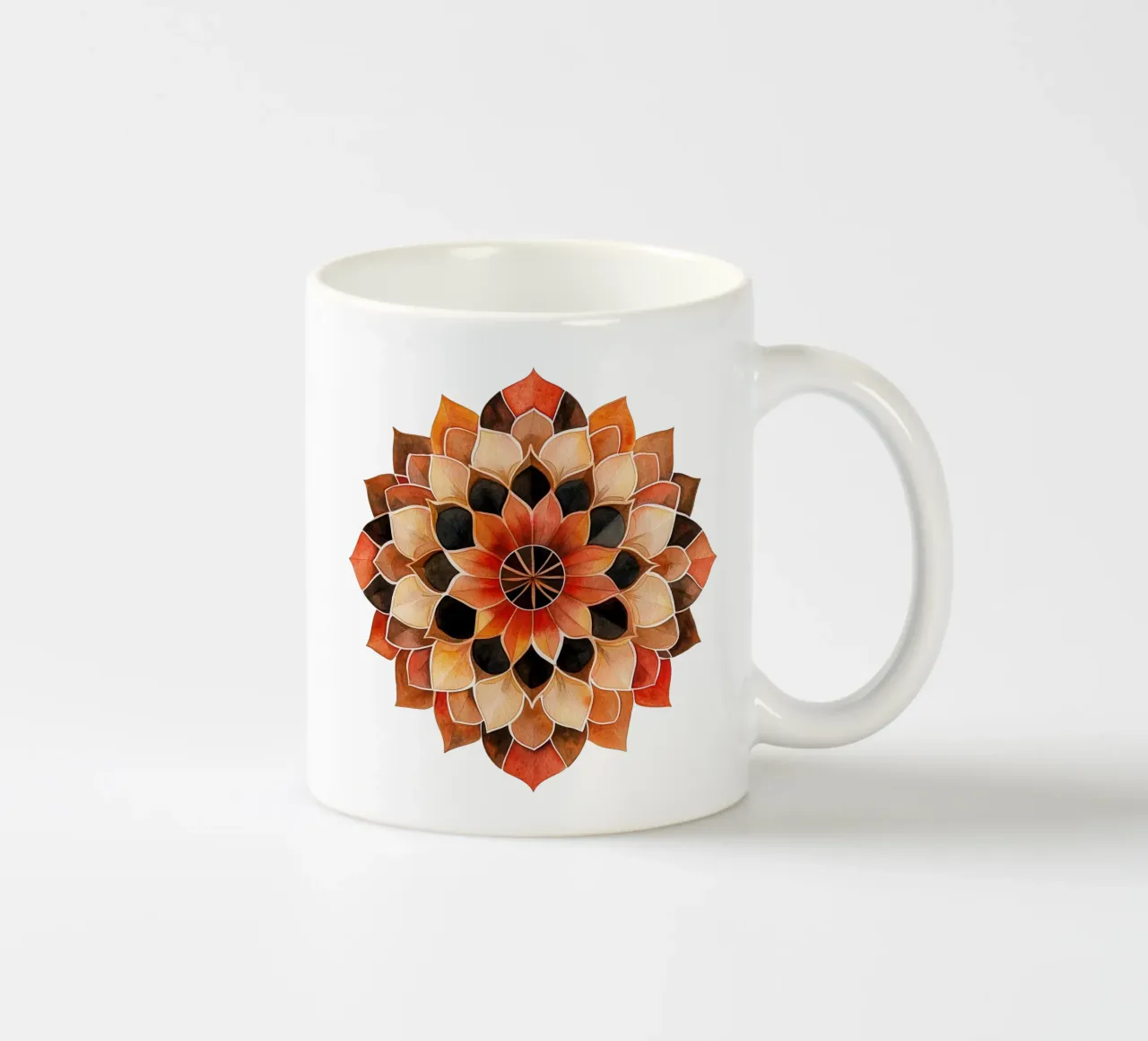 Mandala autunnale tazza in ceramica da Spiritual Touch
